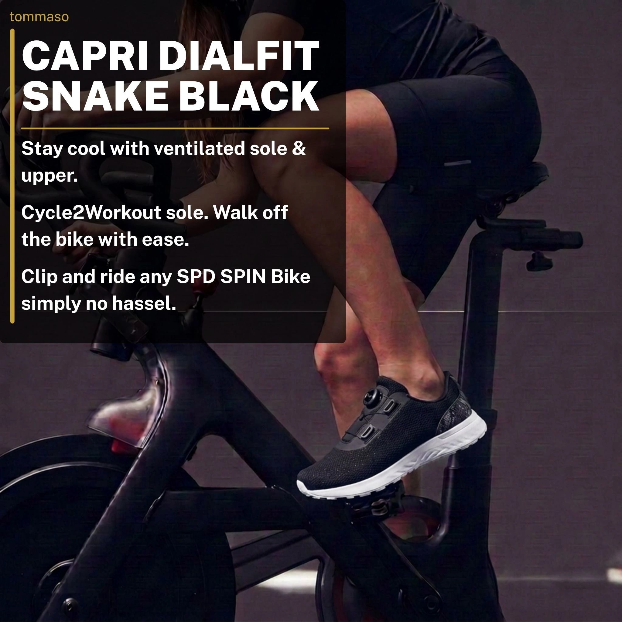 Women's Capri DialFit - Indoor Cycling - SPD Cleats Included
