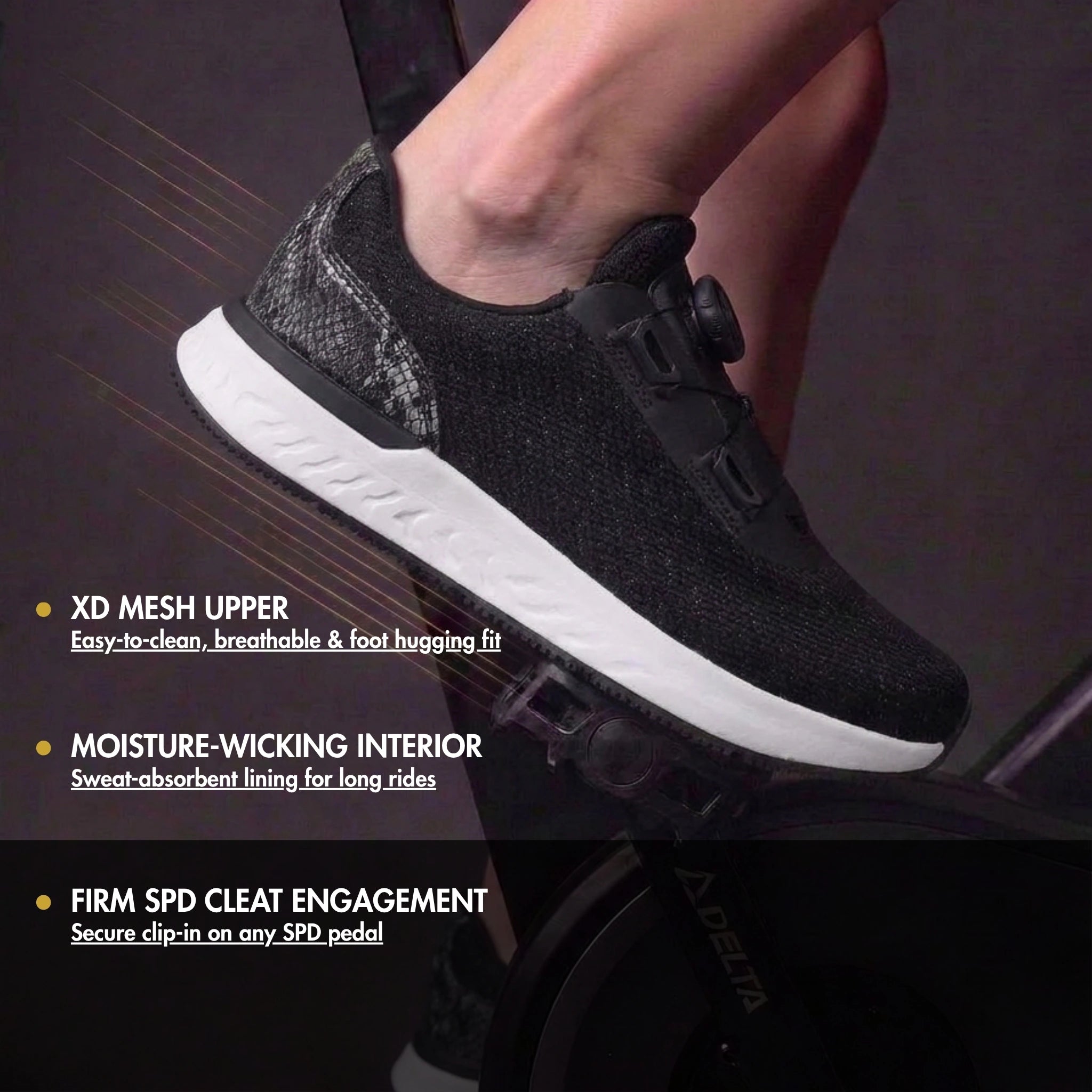 Capri DialFit - Indoor Cycling - SPD Cleats Included