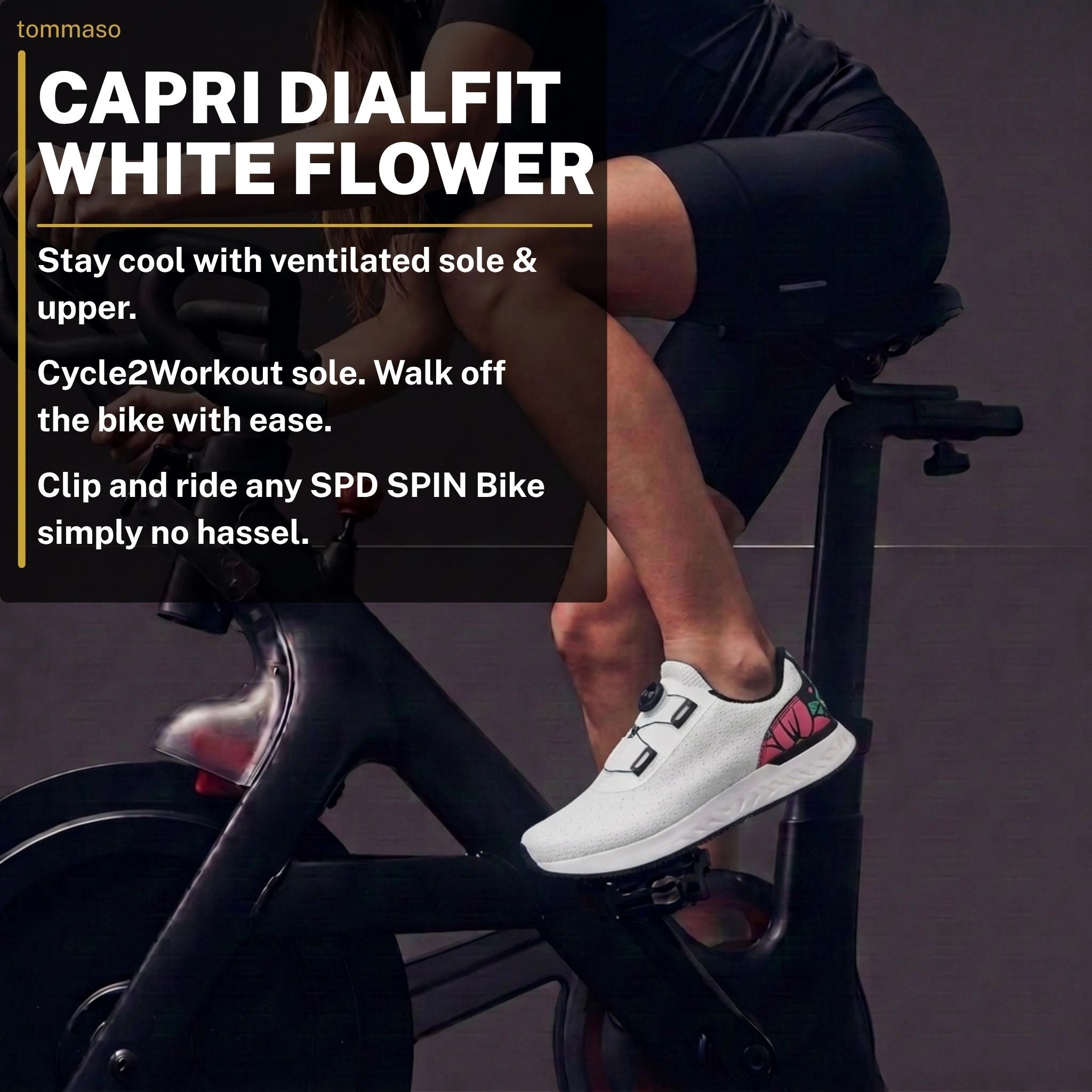 Women's Capri DialFit - Indoor Cycling - SPD Cleats Included