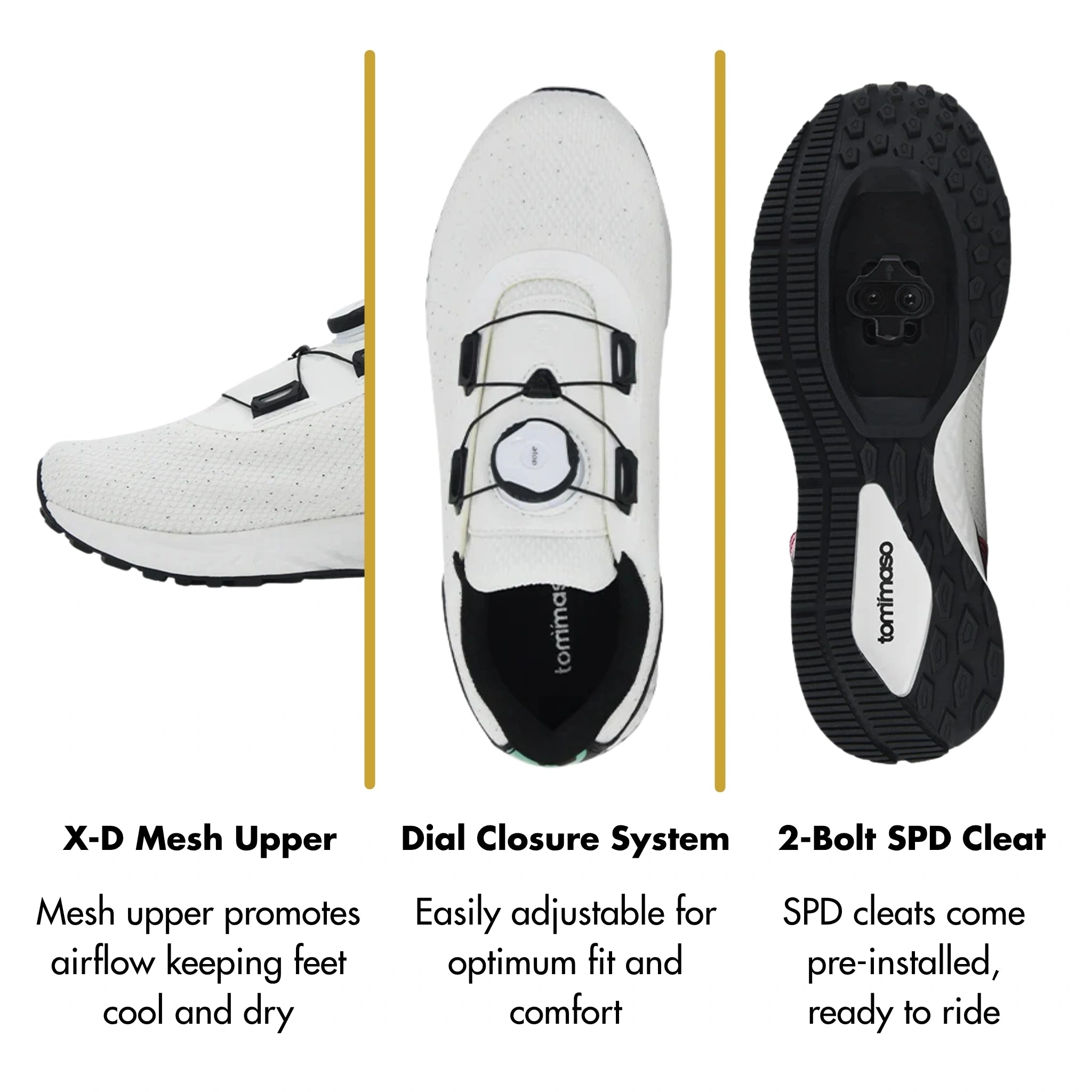 Capri DialFit - Indoor Cycling - SPD Cleats Included