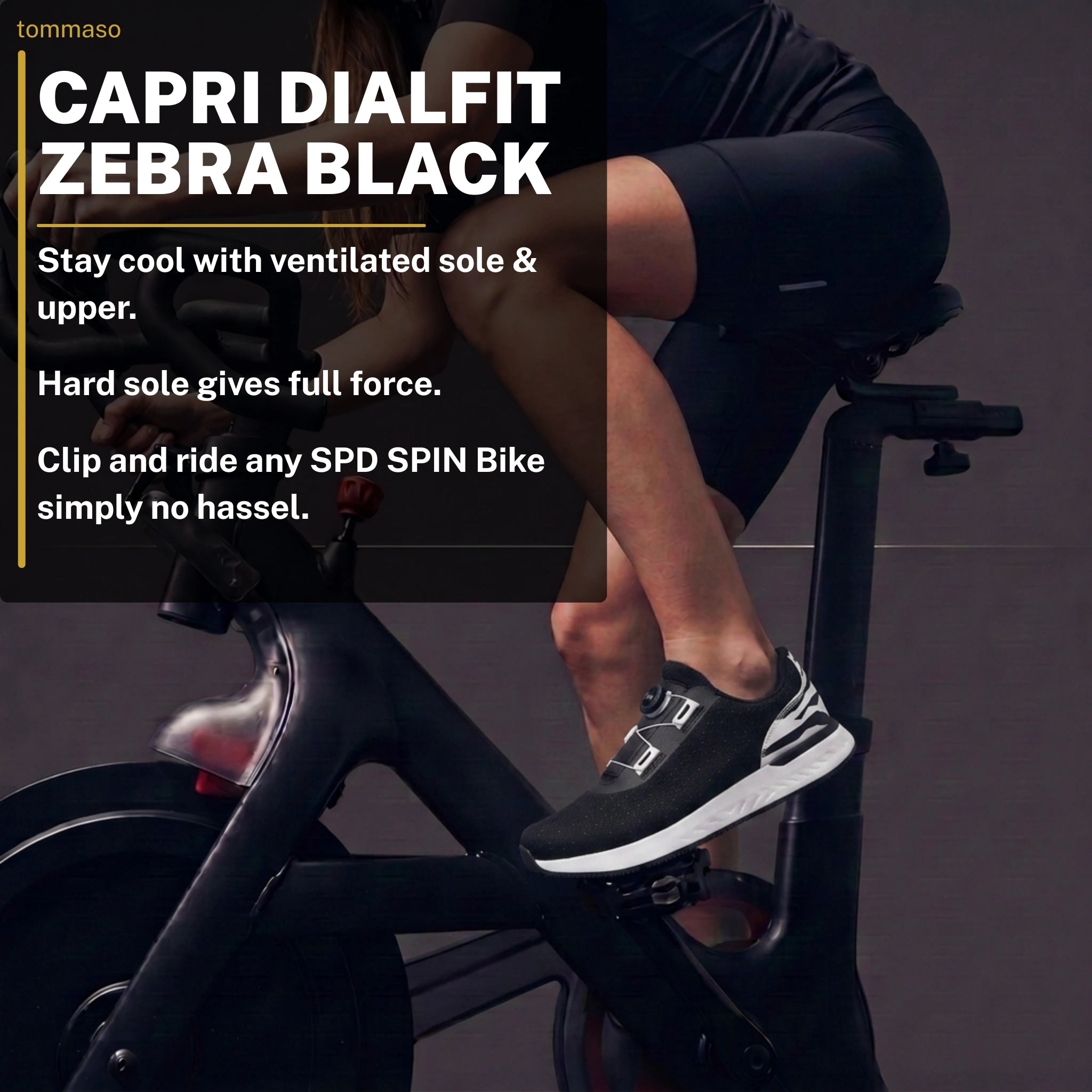 Capri DialFit - Indoor Cycling - SPD Cleats Included