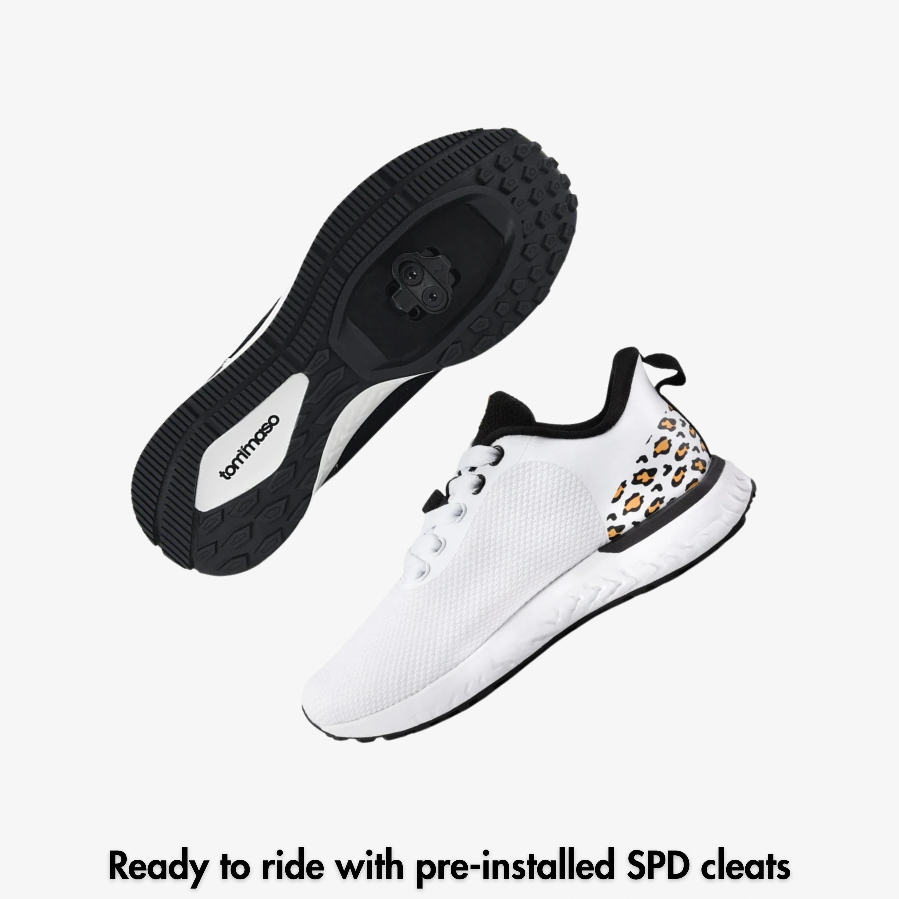 Capri II White - Indoor Cycling - SPD Cleats Included