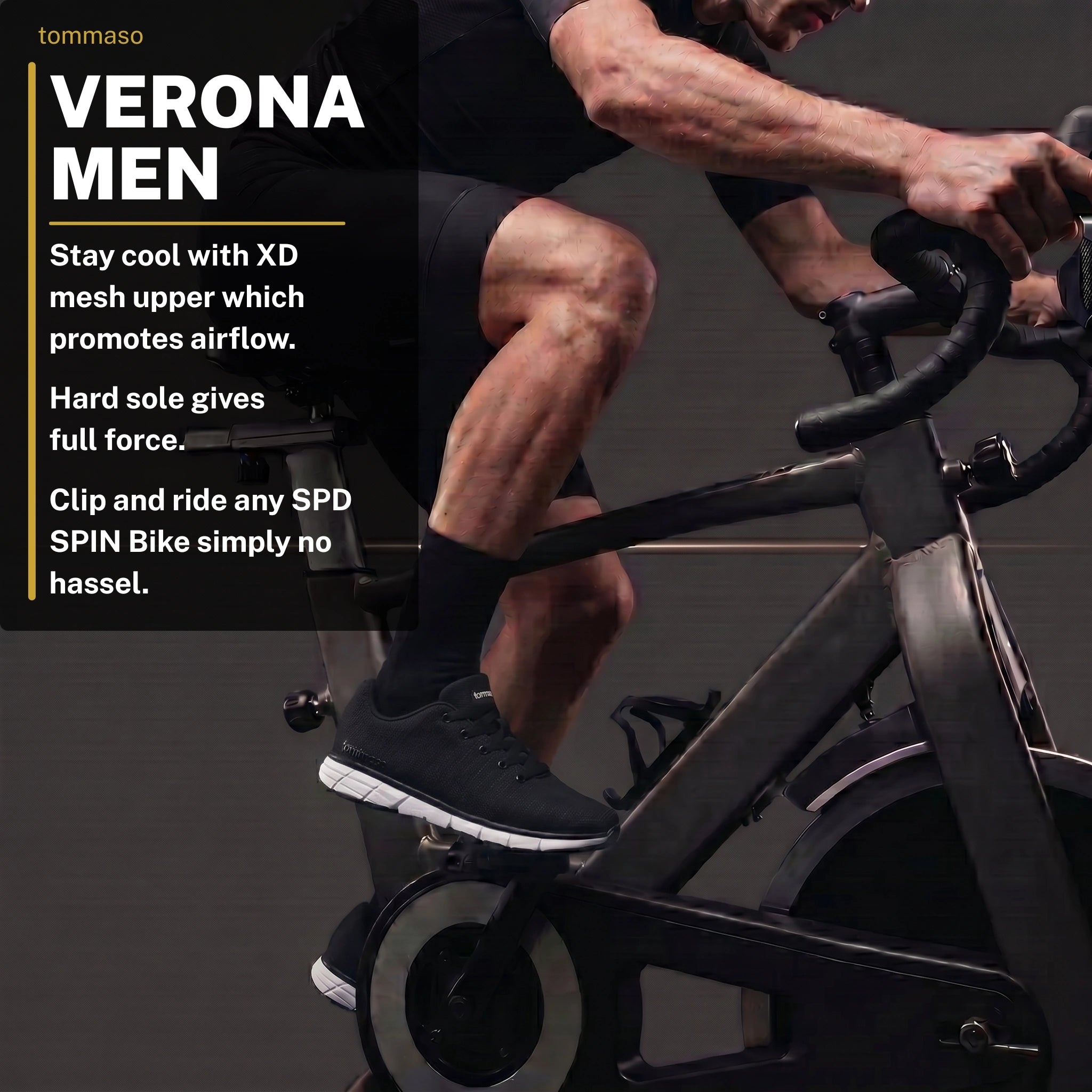 Men's Verona - Indoor Cycling - SPD Cleats Included