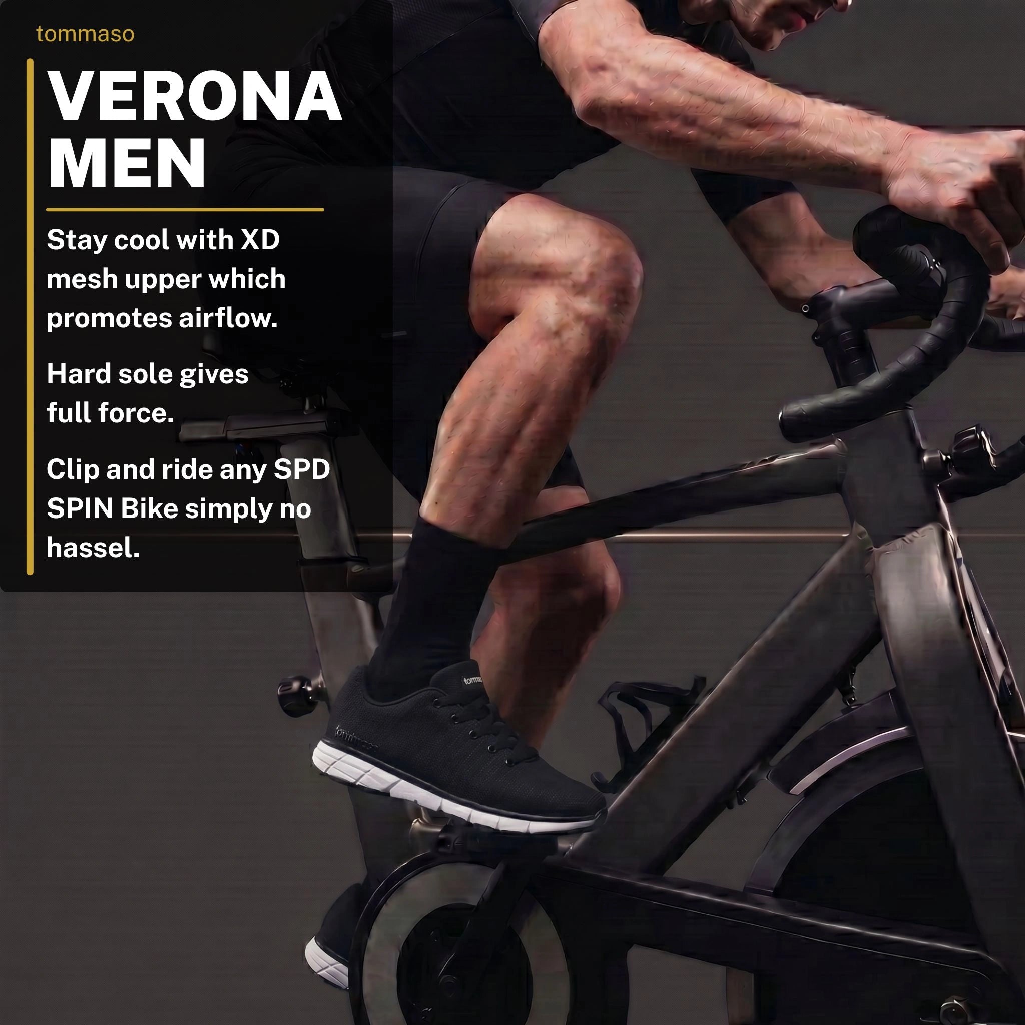 Men's Verona - Indoor Cycling - SPD Cleats Included