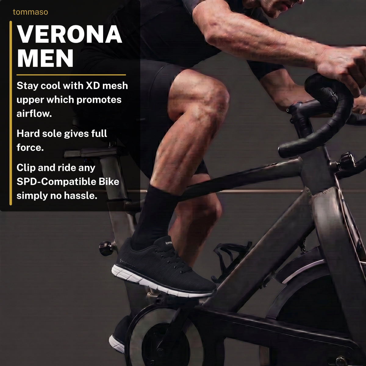 Men's Verona - Indoor Cycling - SPD Cleats Included