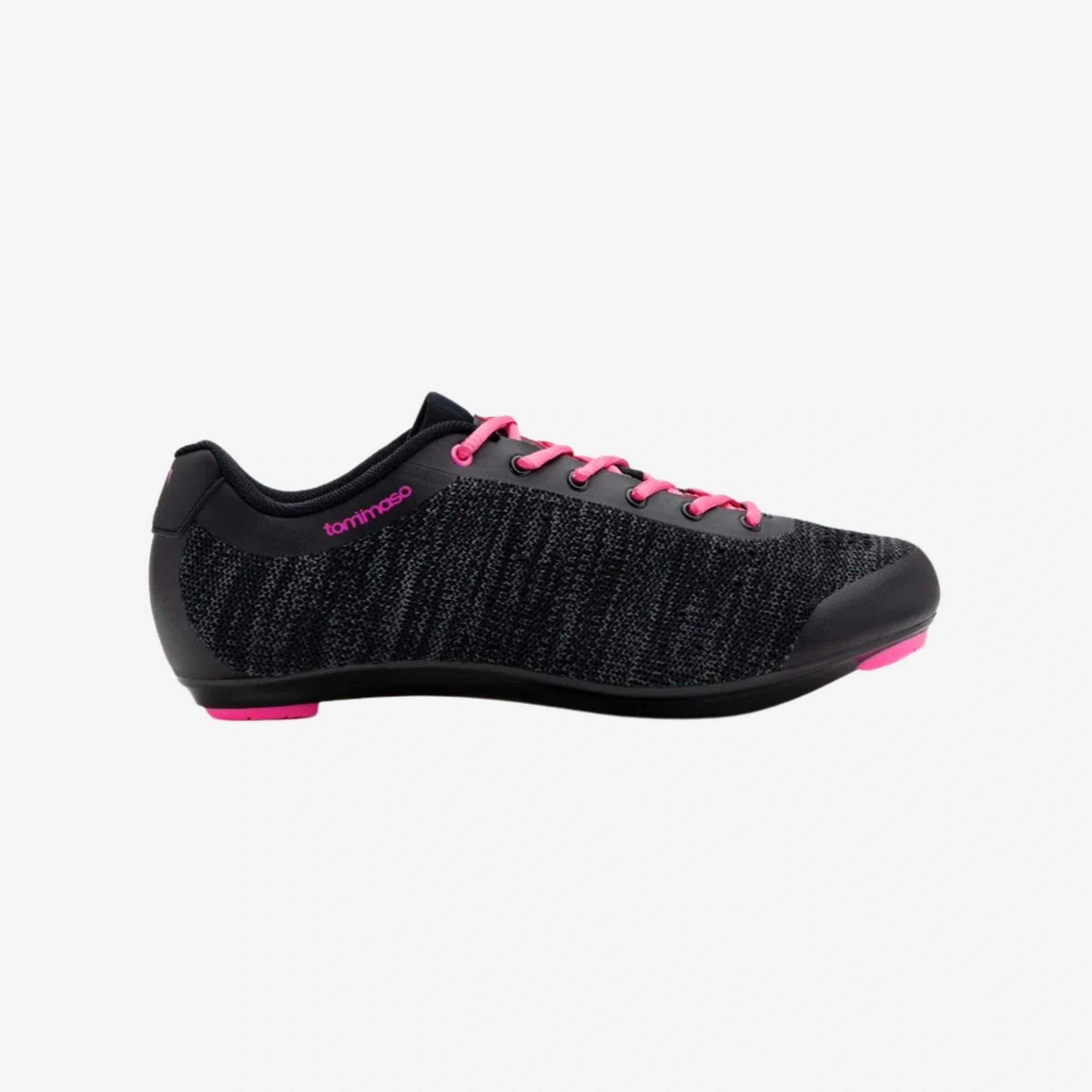 Women's Pista Aria Knit Black - Peloton Cycling Shoes - Delta Cleats Included