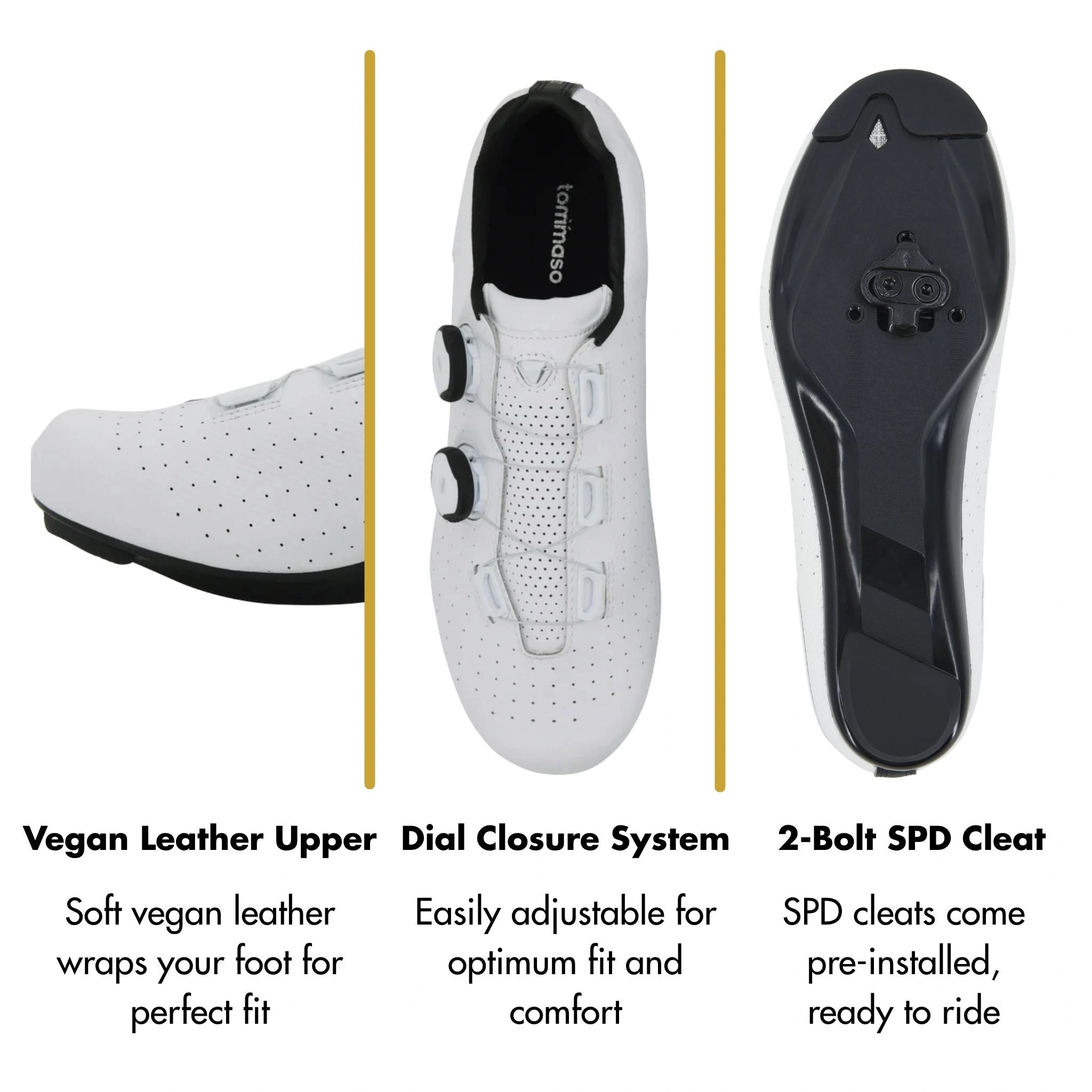 Pista Duale Elite Indoor Cycling / SPD Cleats Included