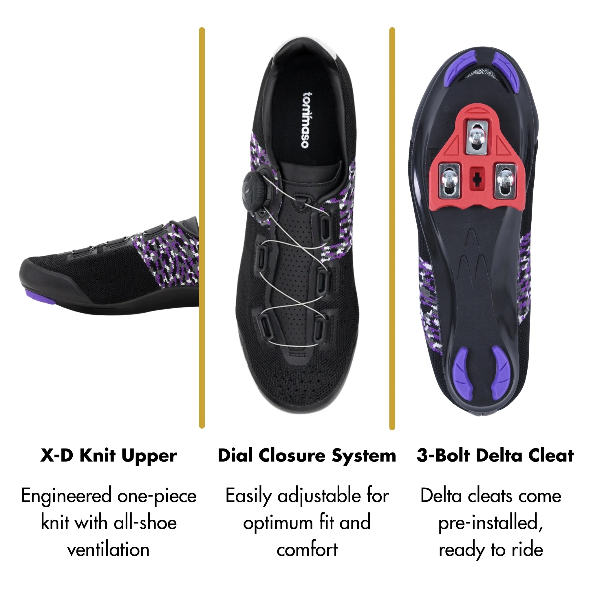 Pista Elite - Peloton Cycling Shoes - Delta Cleats Included