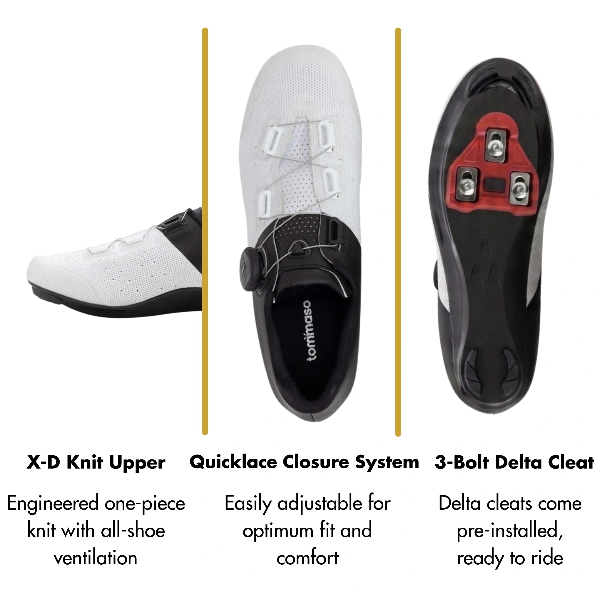 Pista Elite - Peloton Cycling Shoes - Delta Cleats Included