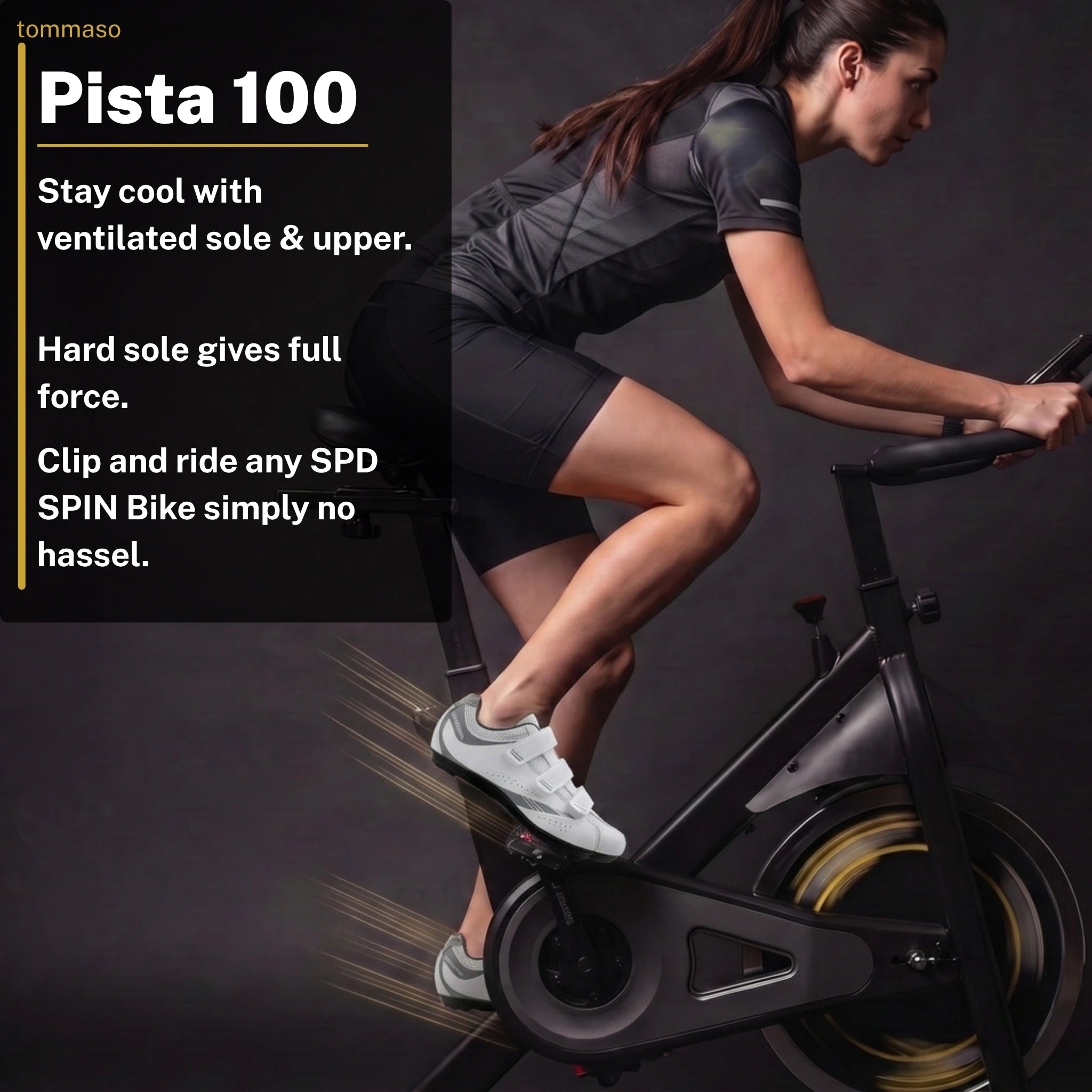 Pista 100 - Indoor Cycling / SPD Cleats Included