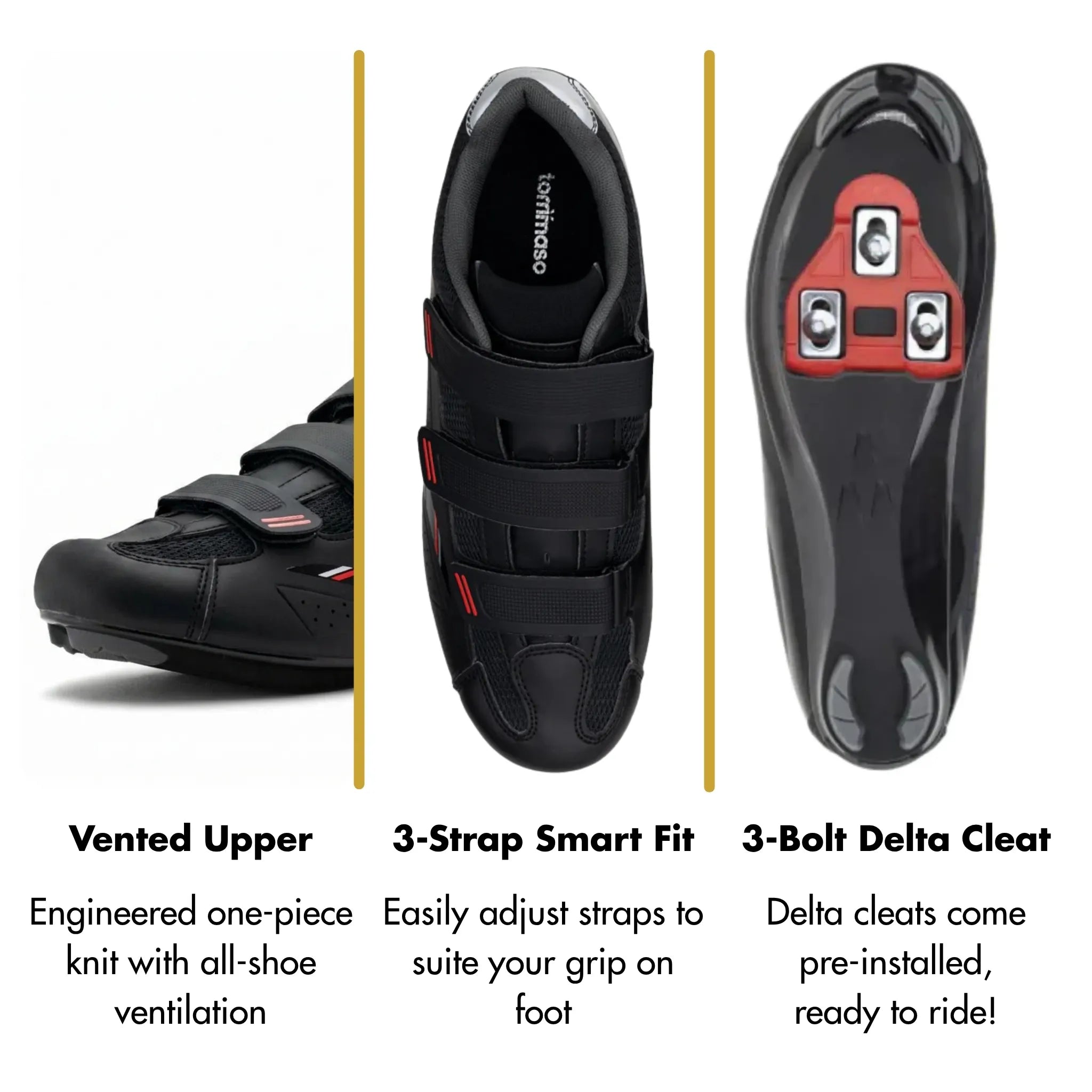 Strada 100 - Peloton Cycling Shoes - Delta Cleats Included