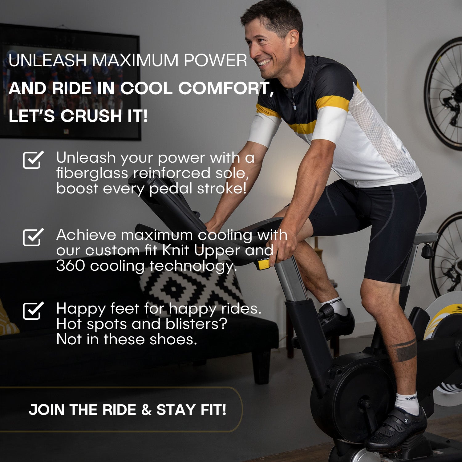 Strada 100 Knit - Peloton / Delta Cleats Included