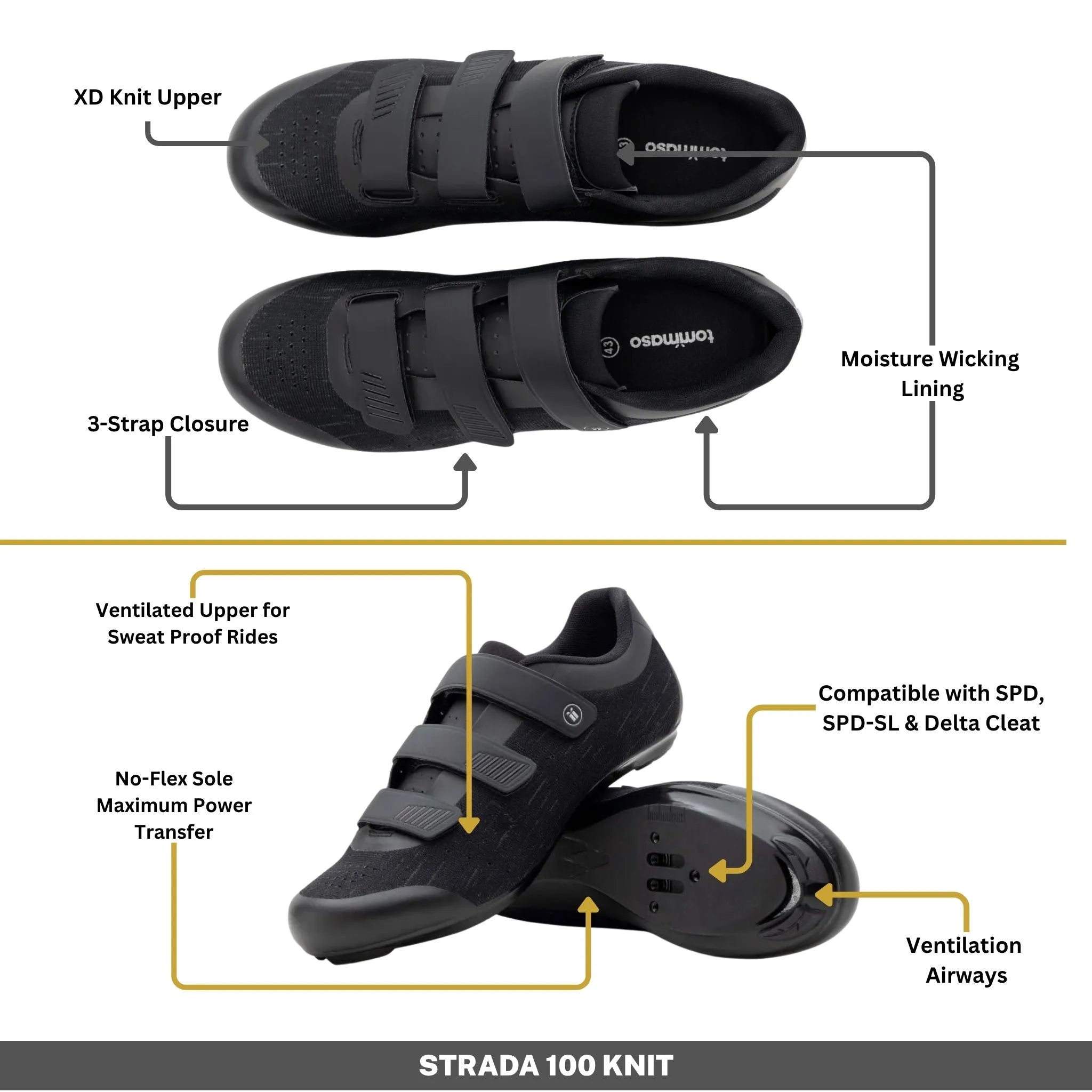 Strada 100 Knit - Road Cycling