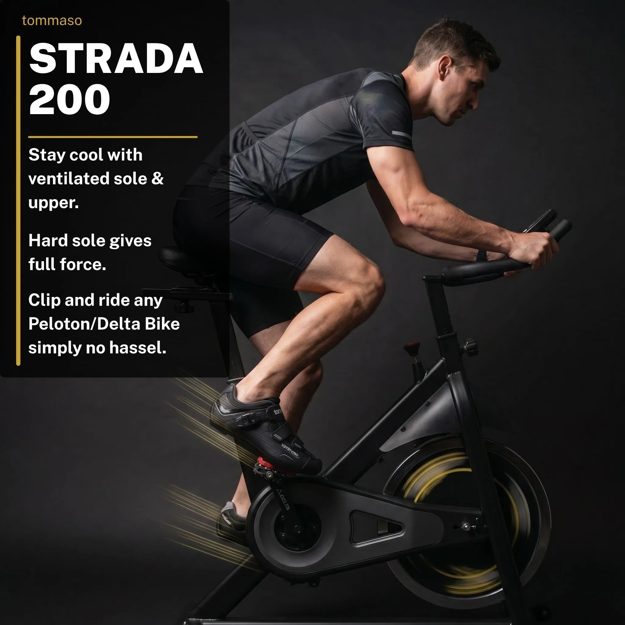 Strada 200 - Peloton Cycling Shoes - Delta Cleats Included