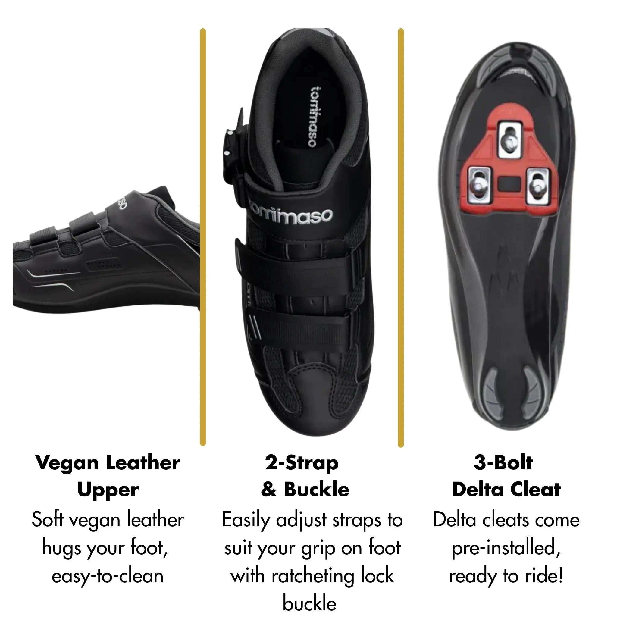 Men's Strada 200 - Peloton Cycling Shoes - Delta Cleats Included