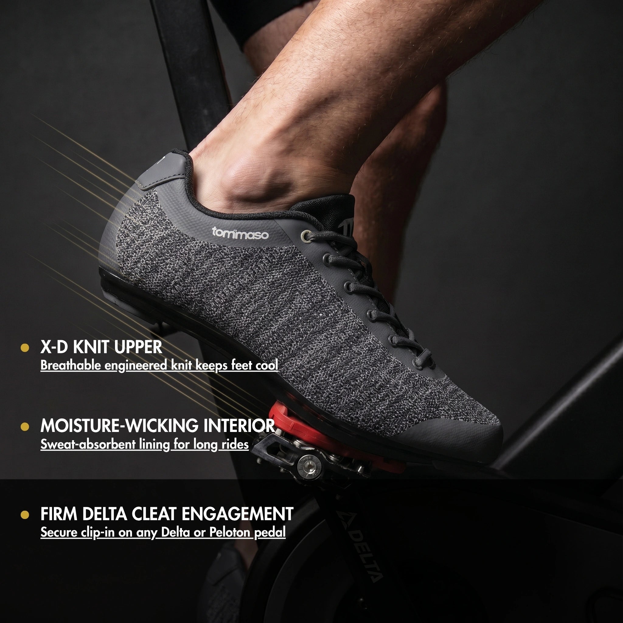 Strada Aria - Peloton Cycling Shoes - Delta Cleats Included