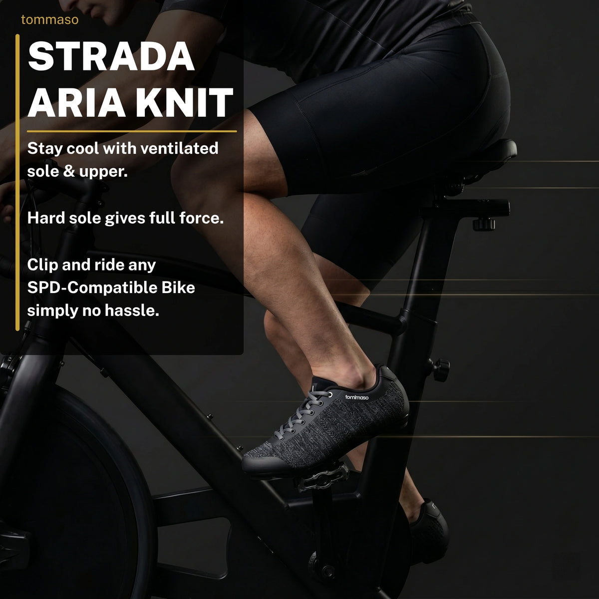 Men's Strada Aria - Indoor Cycling / SPD Cleats Included
