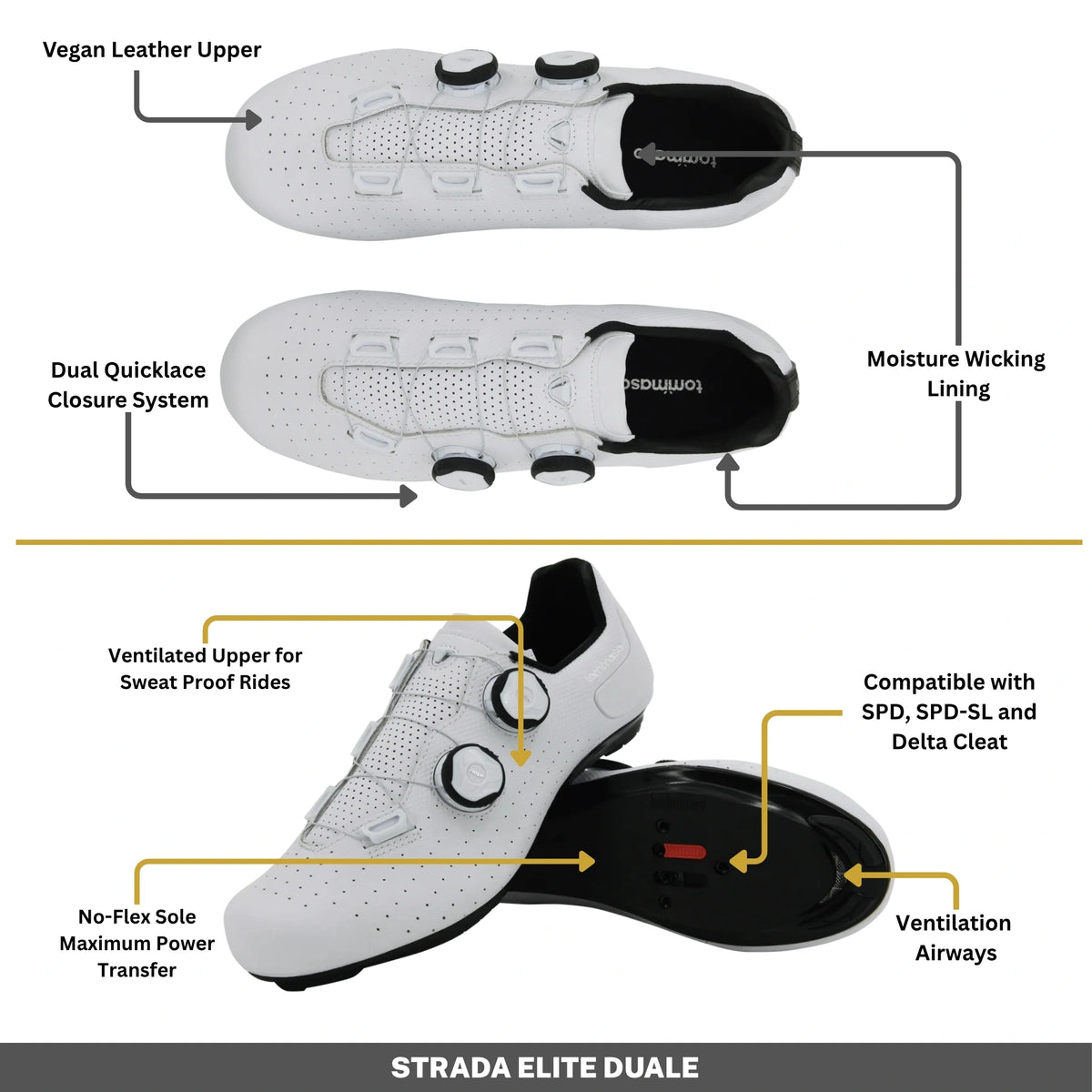 Men's Strada Elite Duale - Road Cycling