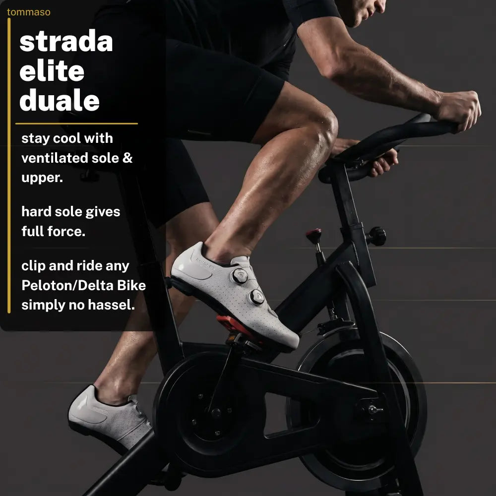 Strada Elite Duale - Peloton Cycling Shoes - Delta Cleats Included