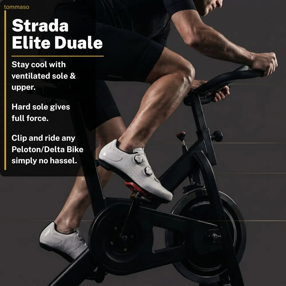 Strada Elite Duale - Peloton Cycling Shoes - Delta Cleats Included