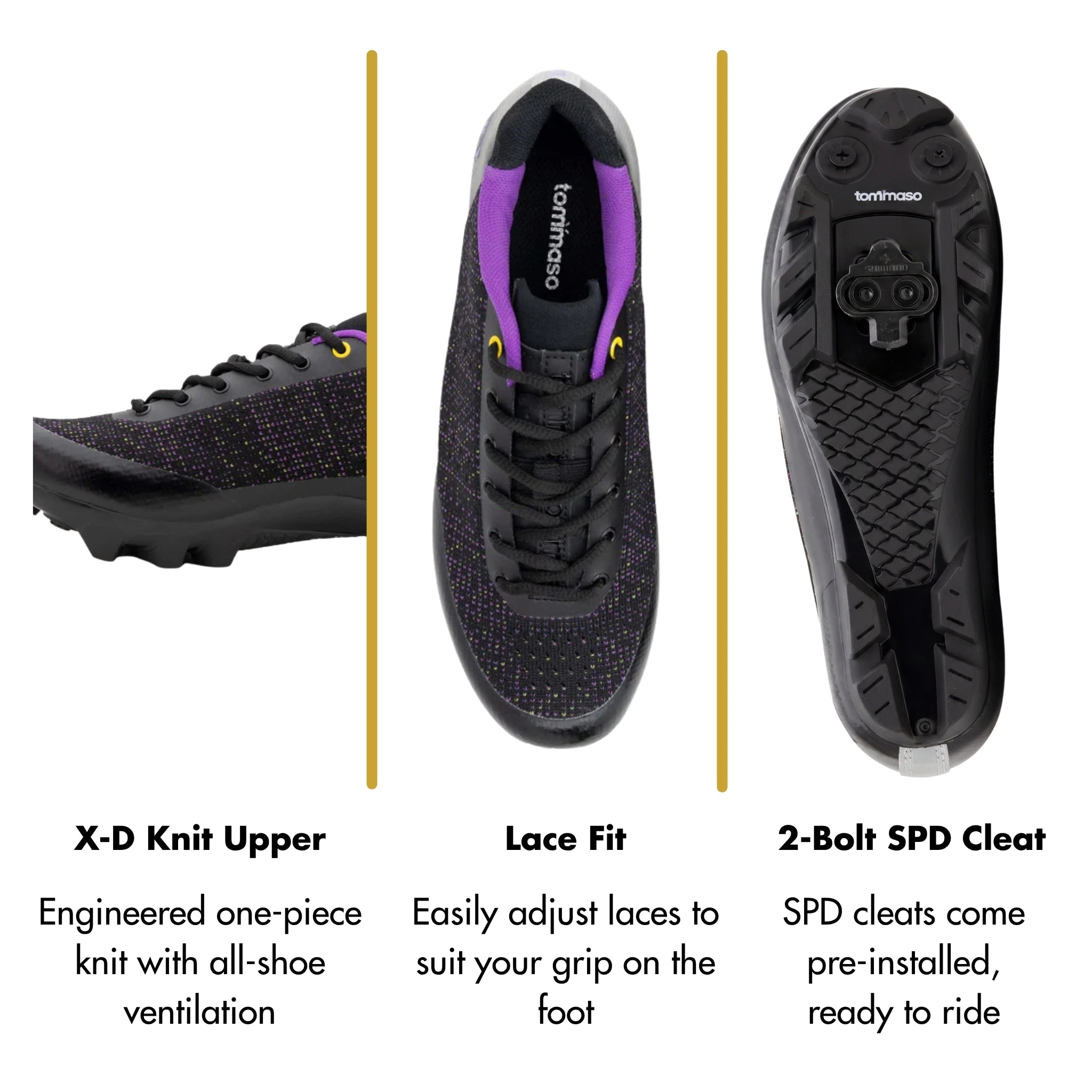 Terra Lace - Indoor Cycling / Mountain Biking with SPD Cleats Included