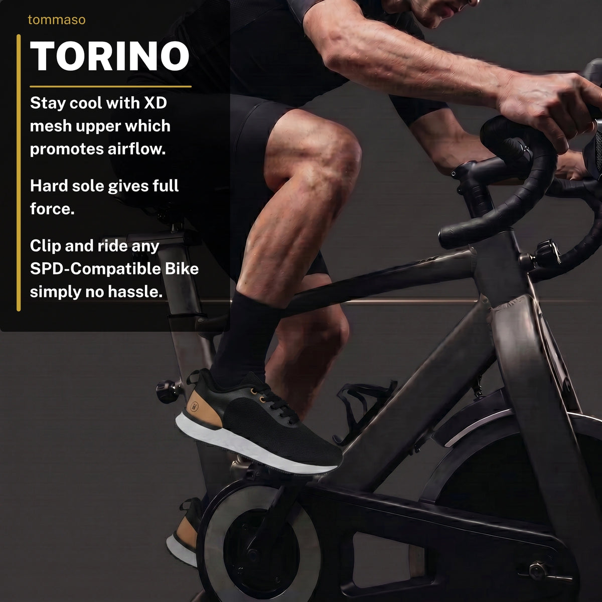 Men's Torino - Indoor Cycling / SPD Cleats Included