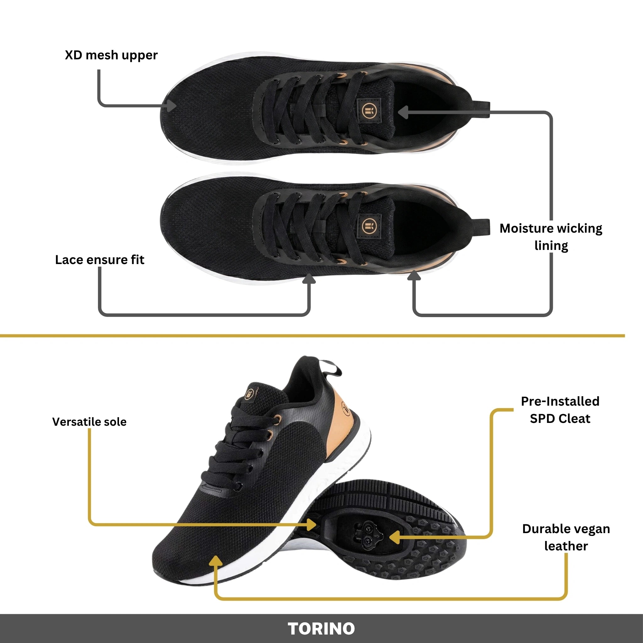 Torino - Indoor Cycling / SPD Cleats Included