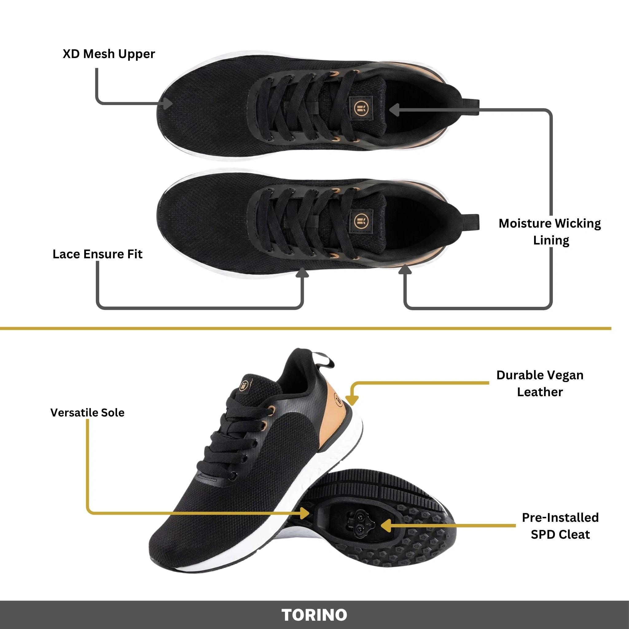 Torino - Indoor Cycling / SPD Cleats Included
