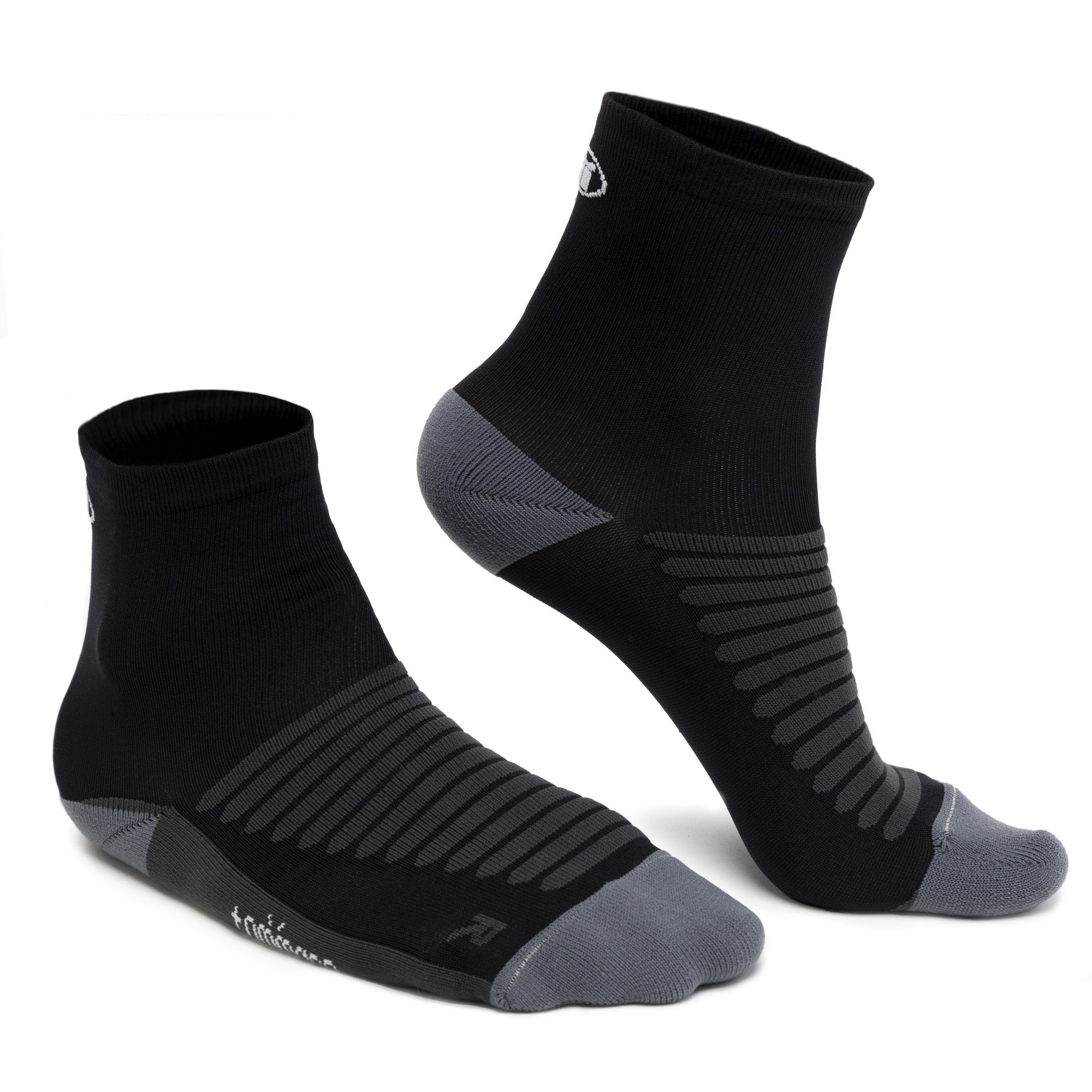 Tommaso Upside Down Padding Socks (3 Pair Pack) - Black