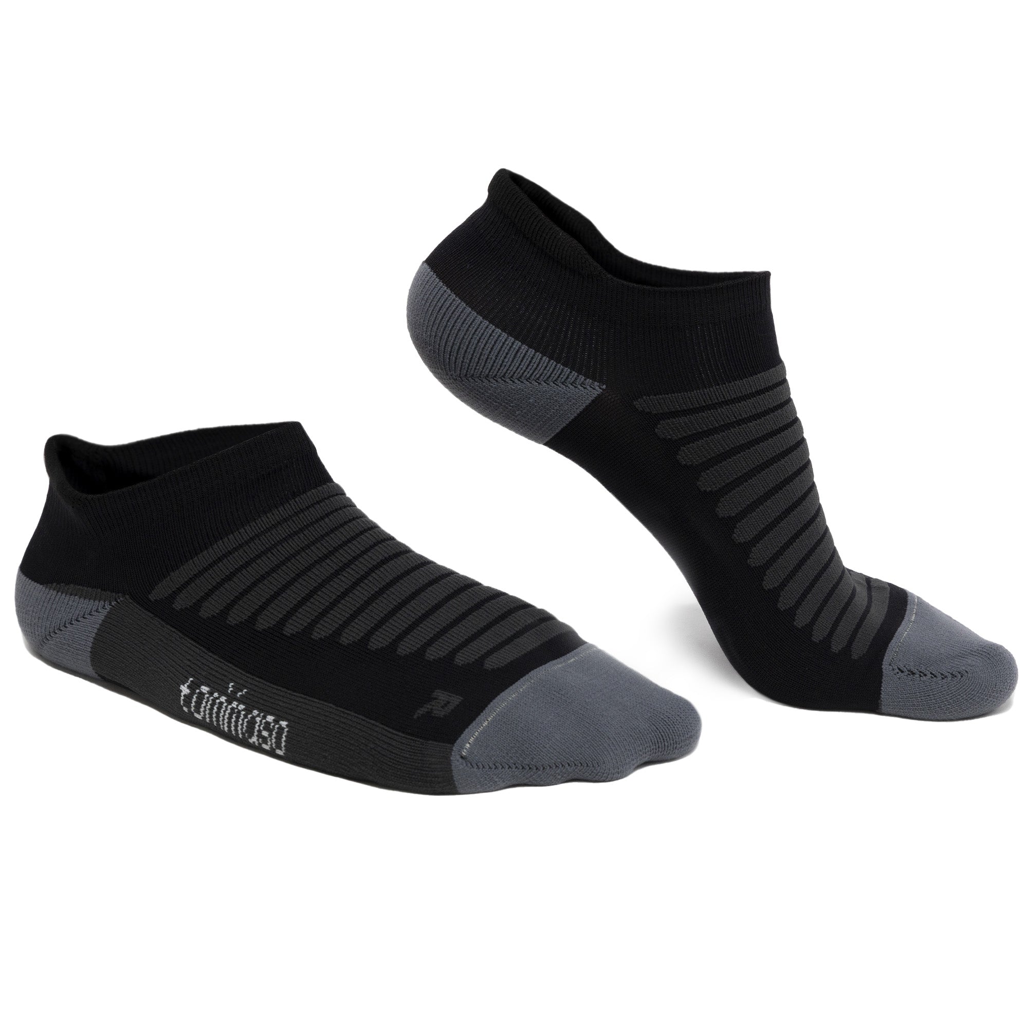 Tommaso Upside Down Padding Socks (3 Pair Pack) - Black