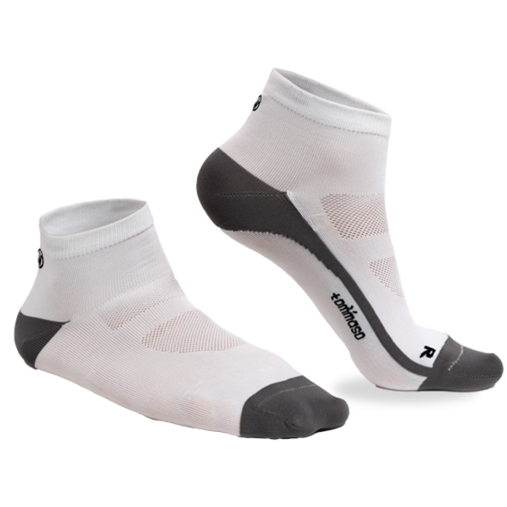 Tommaso Super Moisture Wicking Socks (3 Pair Pack) - White