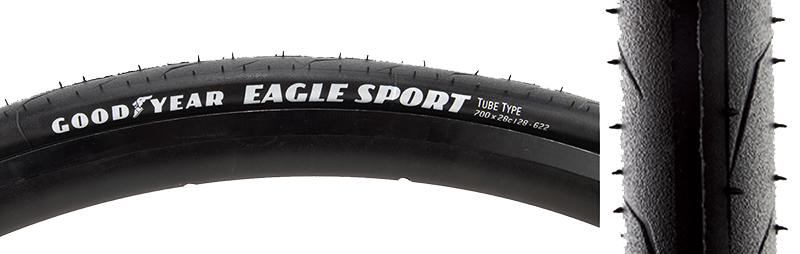Goodyear Eagle Sport 700X28C Tire Tommaso Cycling