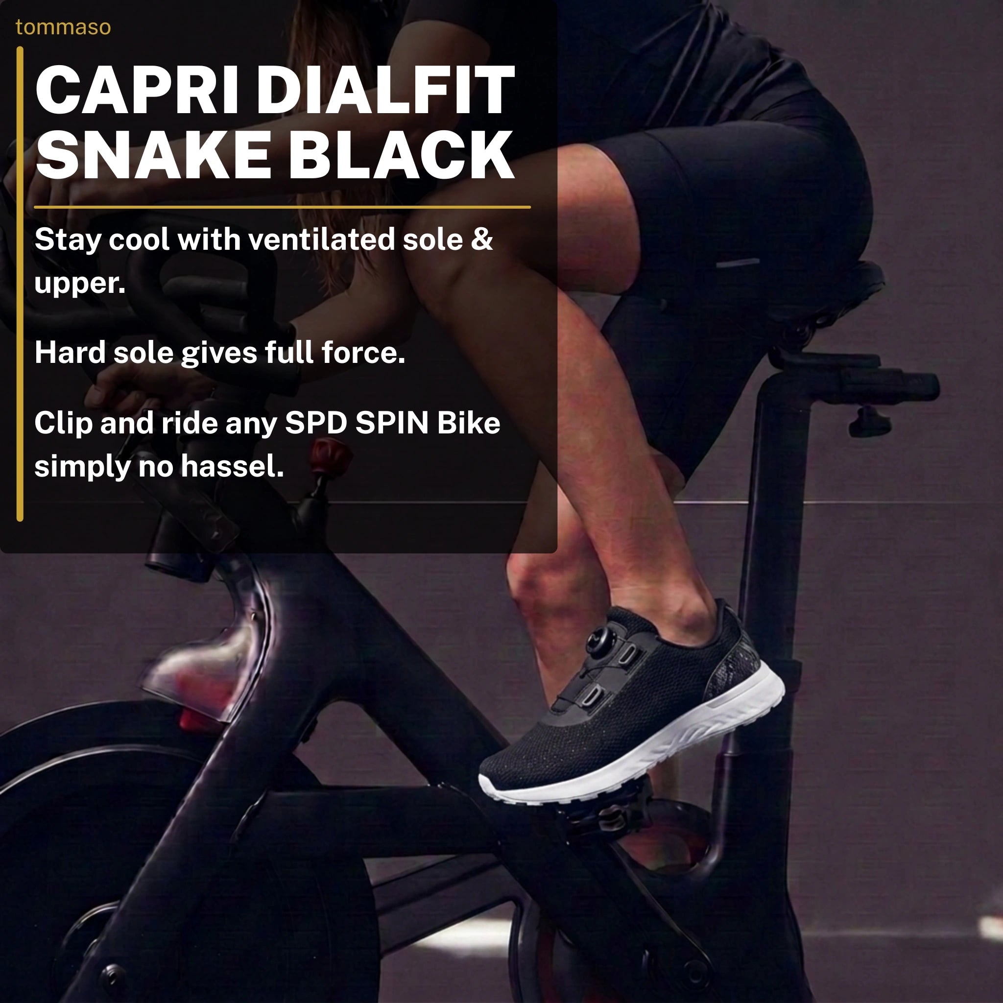 Capri DialFit  - Indoor Cycling - SPD Cleats Included