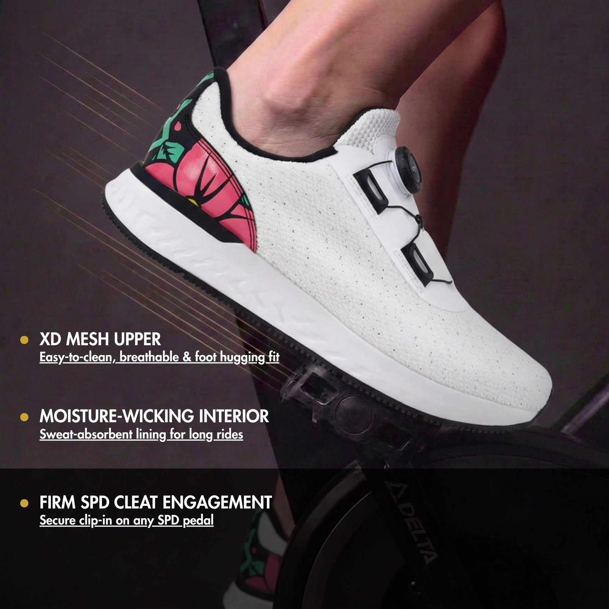 Capri DialFit  - Indoor Cycling - SPD Cleats Included