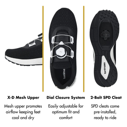 Capri DialFit  - Indoor Cycling - SPD Cleats Included