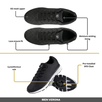 Men's Verona - Indoor Cycling - SPD Cleats Included