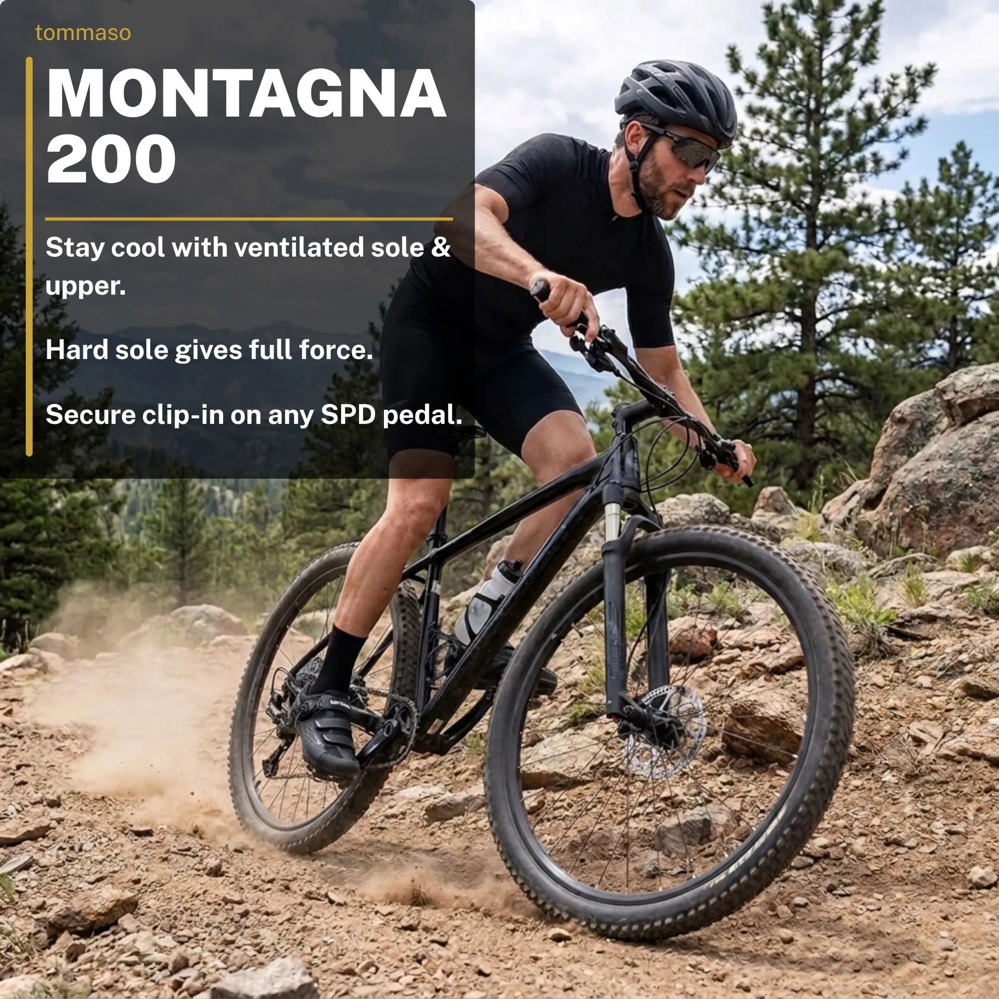 Montagna 200 - Mountain Biking / SPD Cleat Included