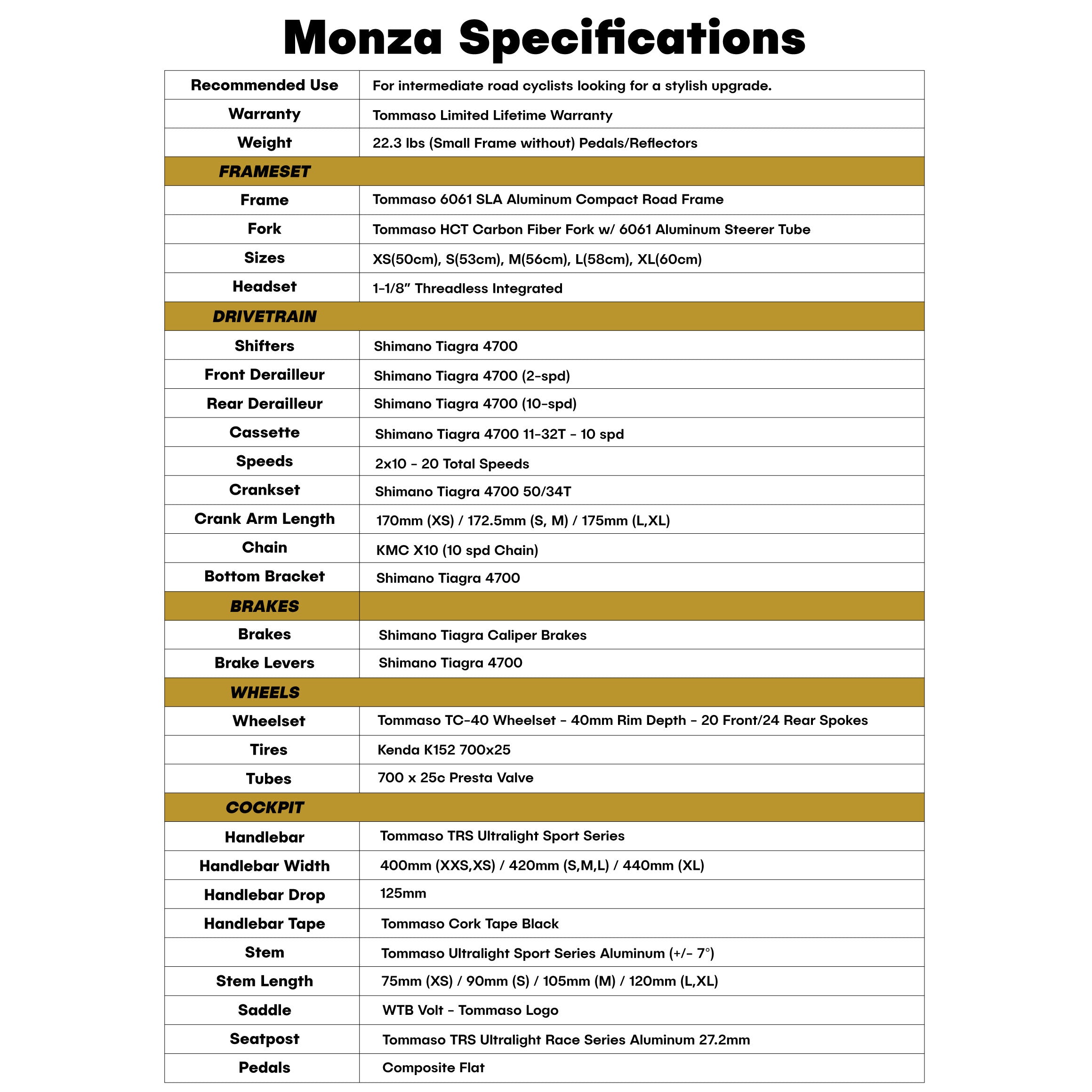 Monza - Road Bike