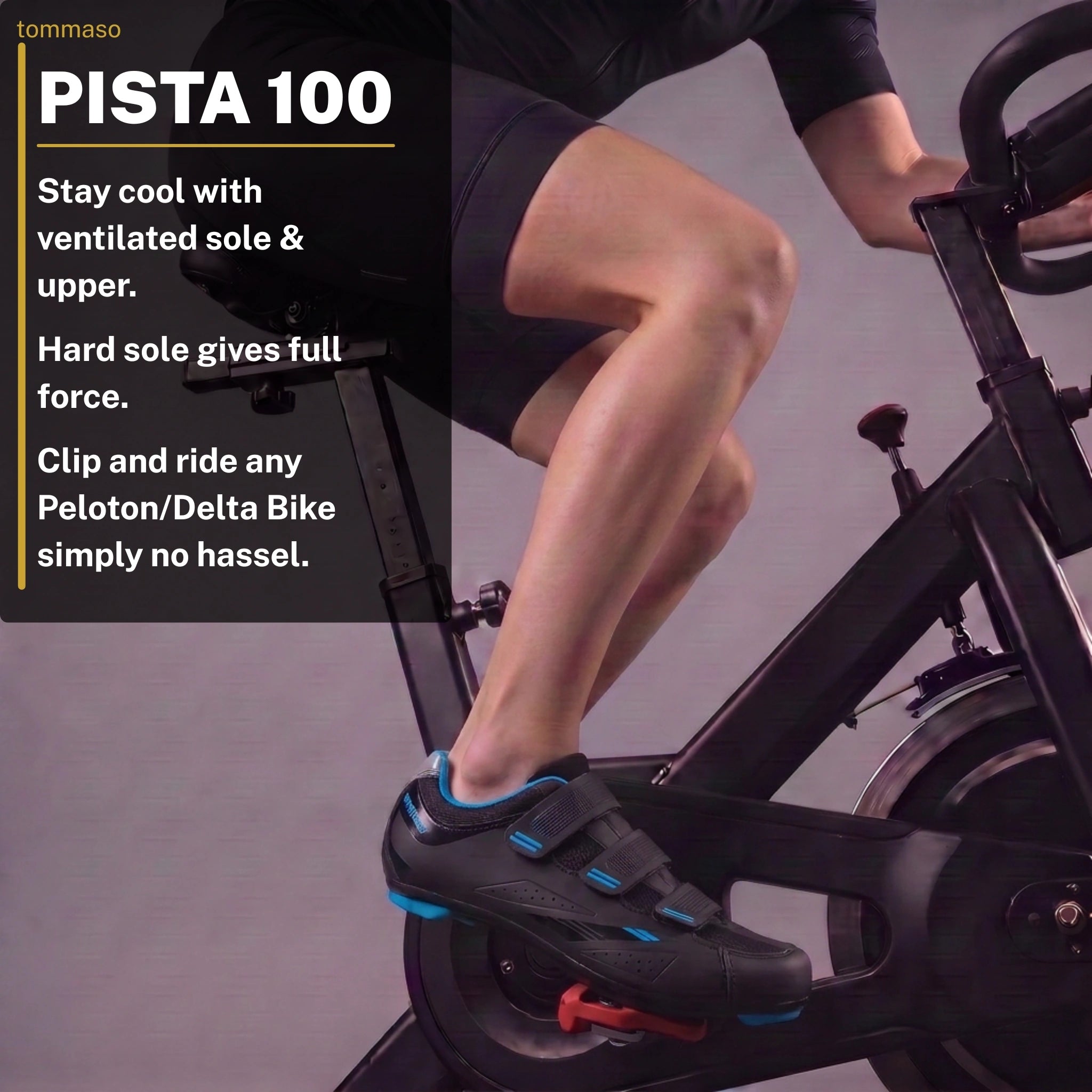 Pista 100 - Peloton Cycling Shoes - Delta Cleats Included