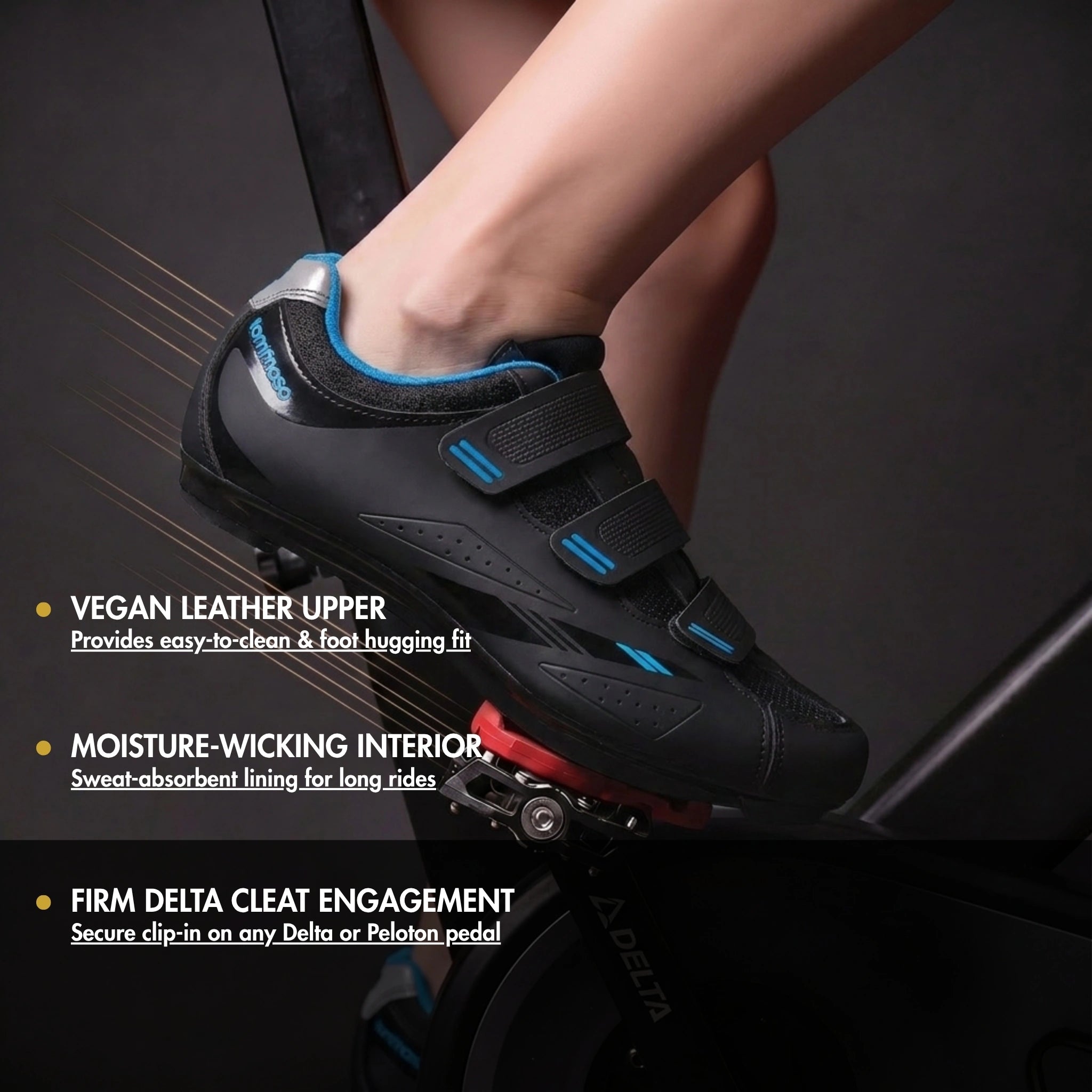 Pista 100 - Peloton Cycling Shoes - Delta Cleats Included