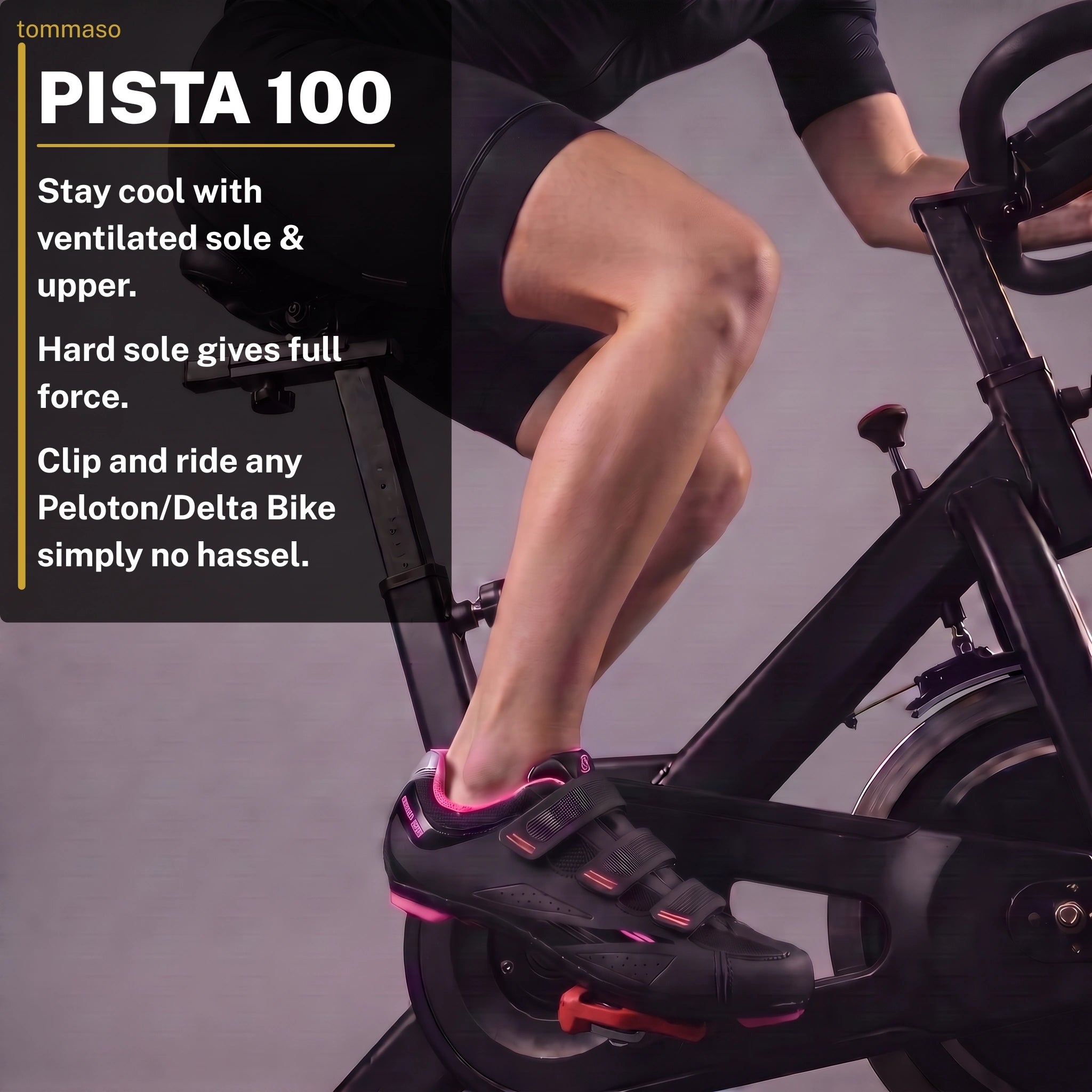 Pista 100 - Peloton Cycling Shoes - Delta Cleats Included