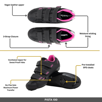 Pista 100 - Indoor Cycling / SPD Cleats Included