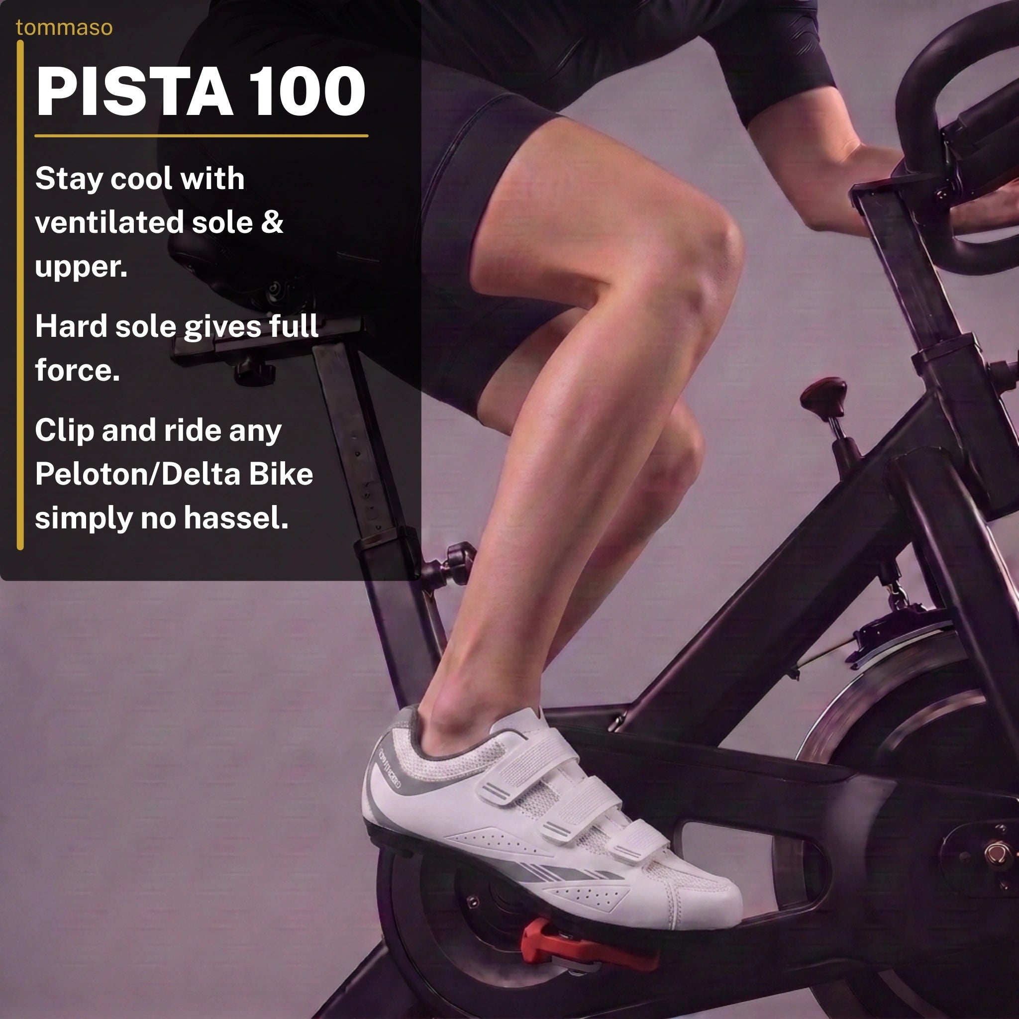 Pista 100 - Peloton Cycling Shoes - Delta Cleats Included