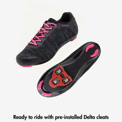 Pista Aria Knit - Peloton Cycling Shoes - Delta Cleats Included