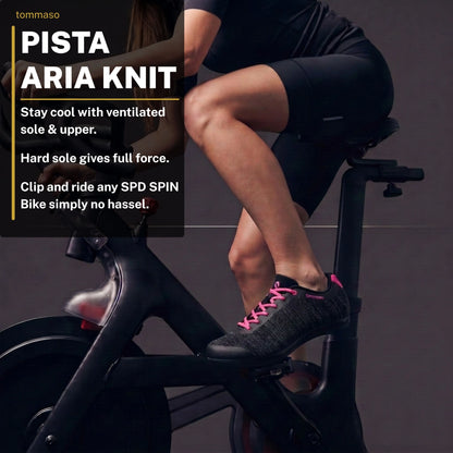 Pista Aria Knit - Indoor Cycling / SPD Cleats Included