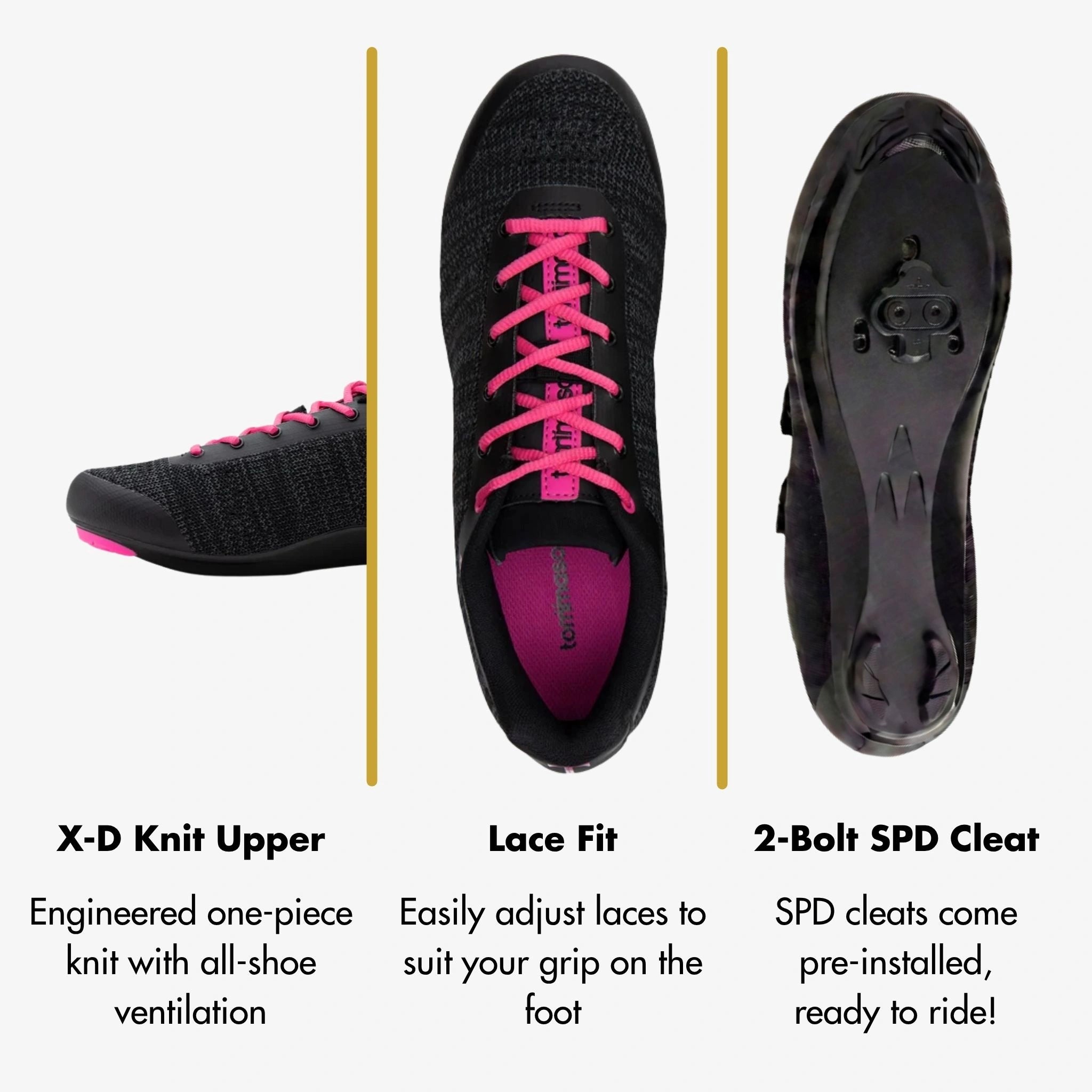 Pista Aria Knit - Indoor Cycling / SPD Cleats Included