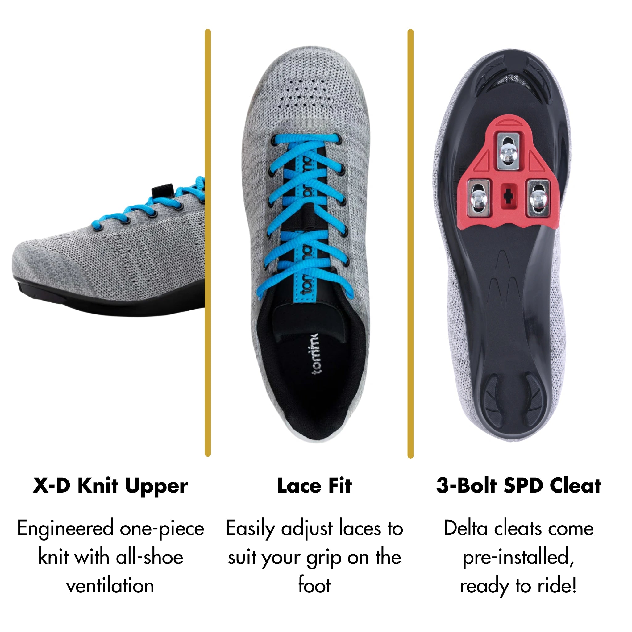Pista Aria Knit - Peloton Cycling Shoes - Delta Cleats Included