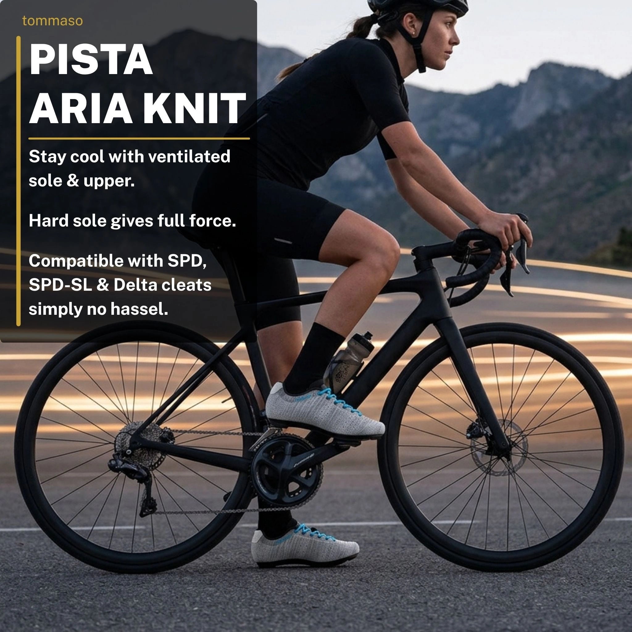 Pista Aria Knit - Road Cycling