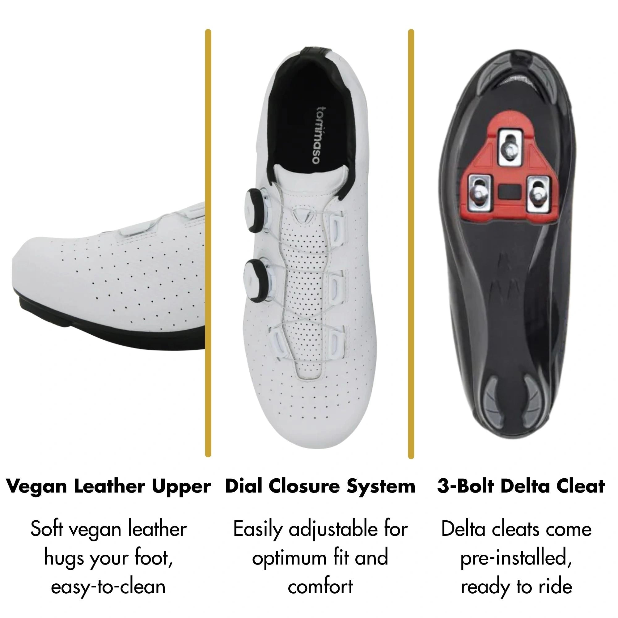 Pista Elite Duale - Peloton Cycling Shoes - Delta Cleats Included