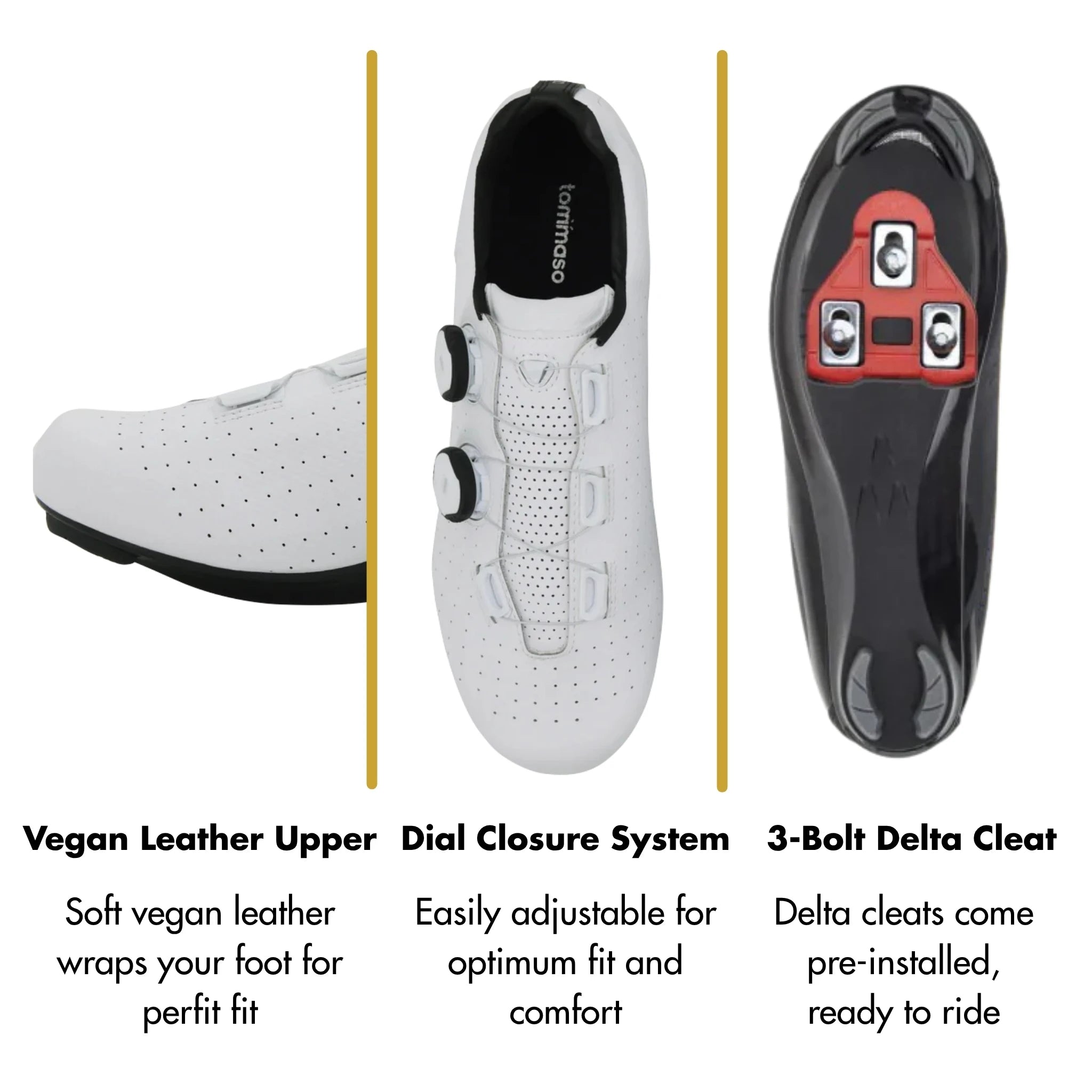 Pista Elite Duale - Peloton Cycling Shoes - Delta Cleats Included